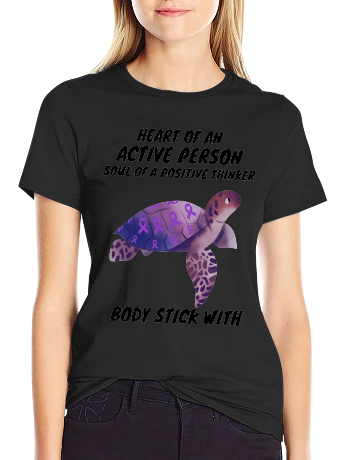 Turtle T-Shirt: Heart of An Active Person