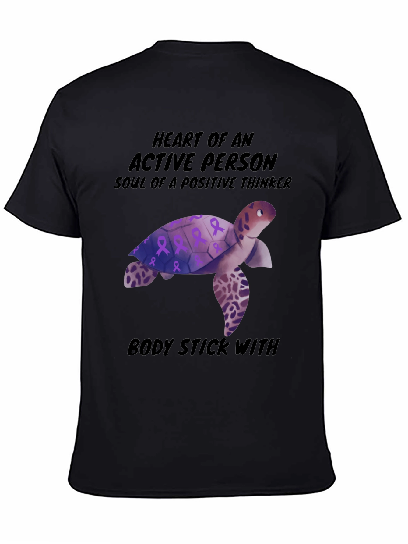 Turtle T-Shirt: Heart of An Active Person