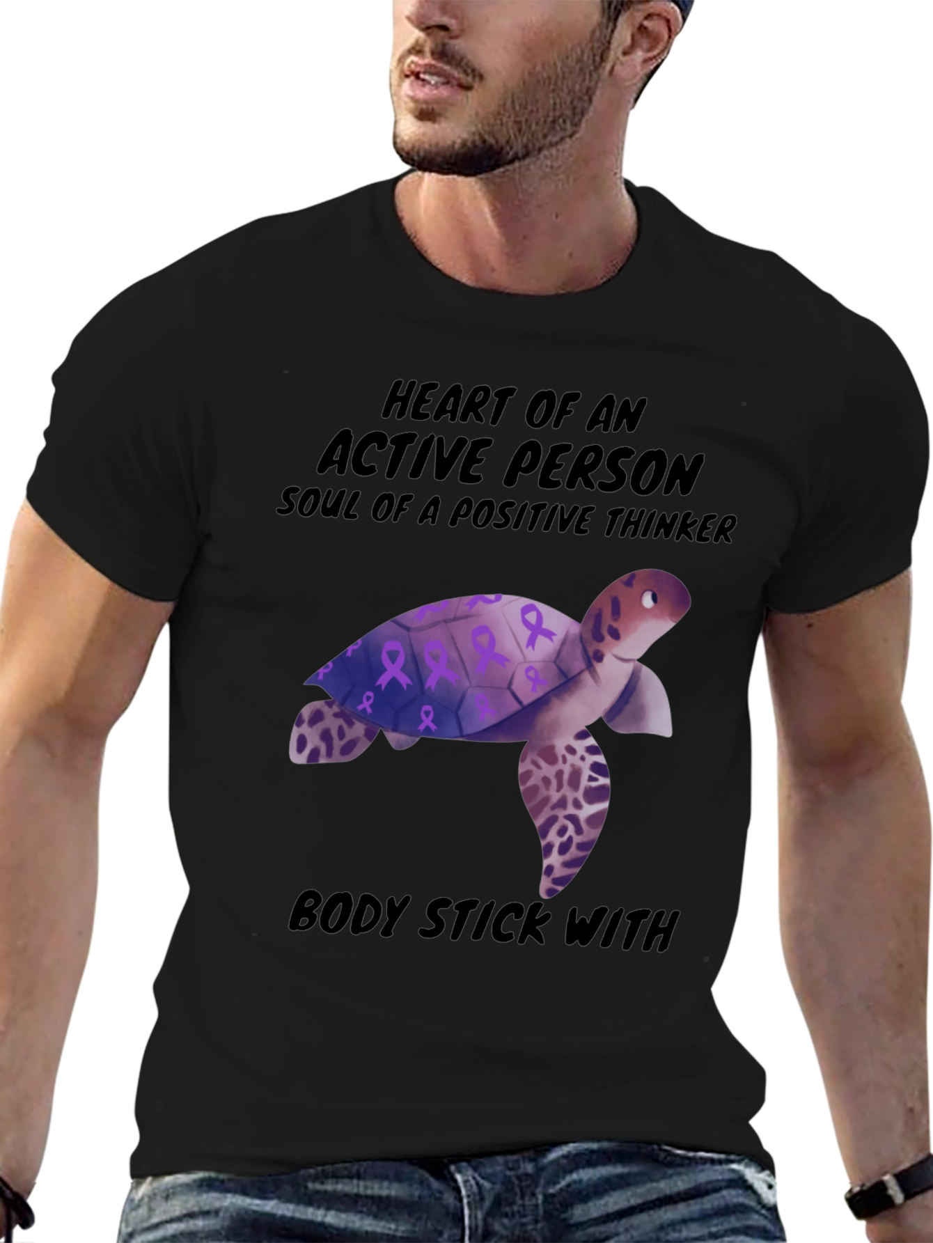 Turtle T-Shirt: Heart of An Active Person