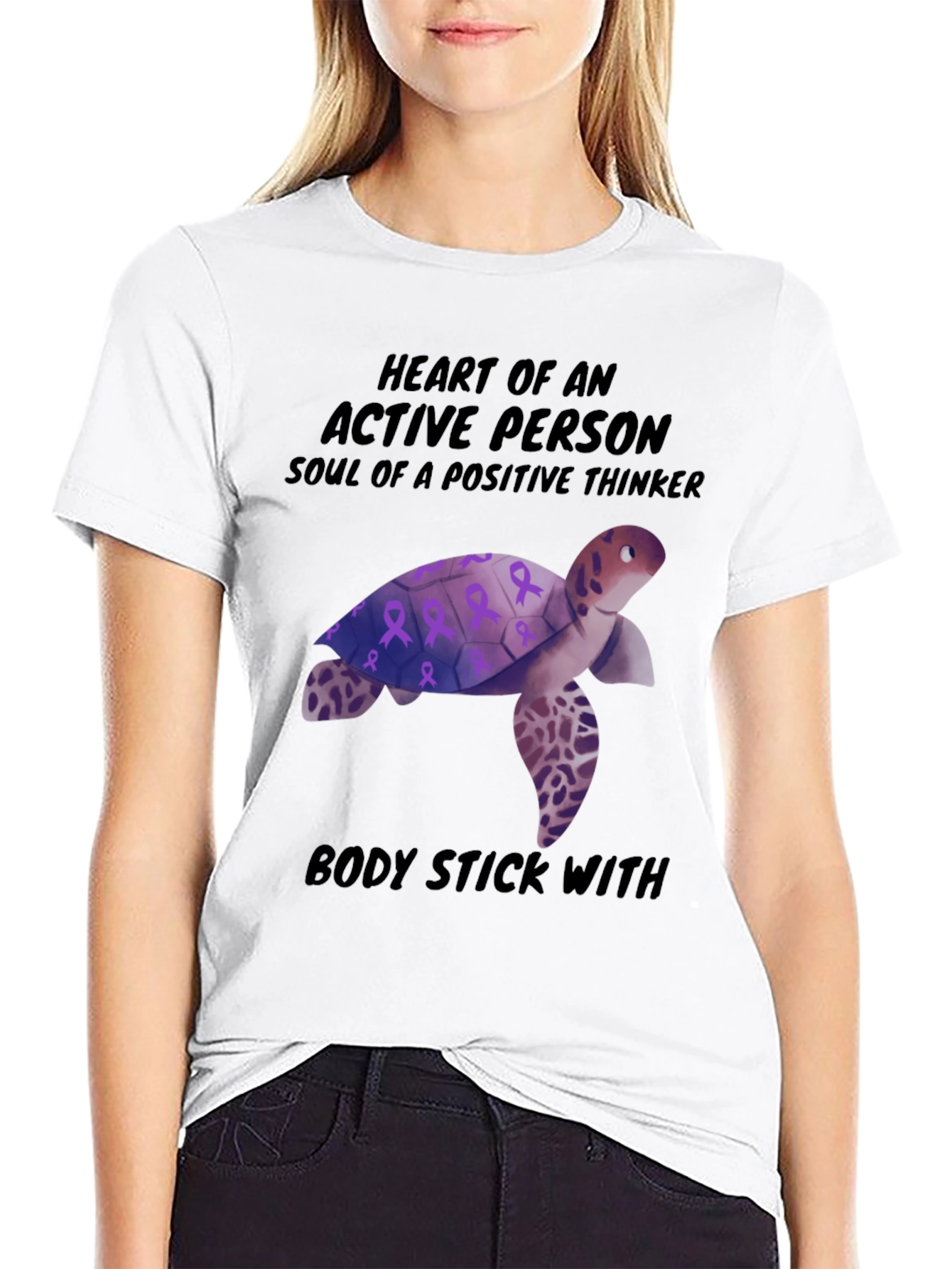 Turtle T-Shirt: Heart of An Active Person