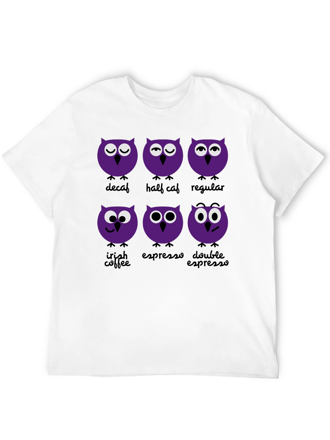 Coffee Owls Graphic Tee - Fun & Stylish!