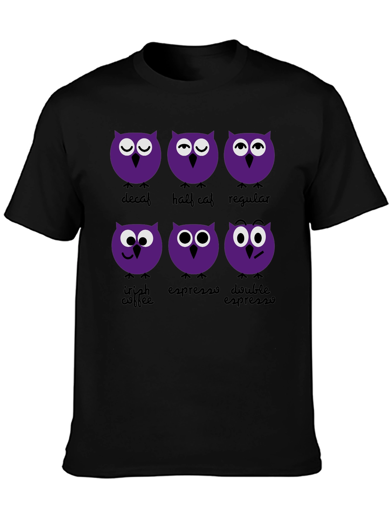 Coffee Owls Graphic Tee - Fun & Stylish!