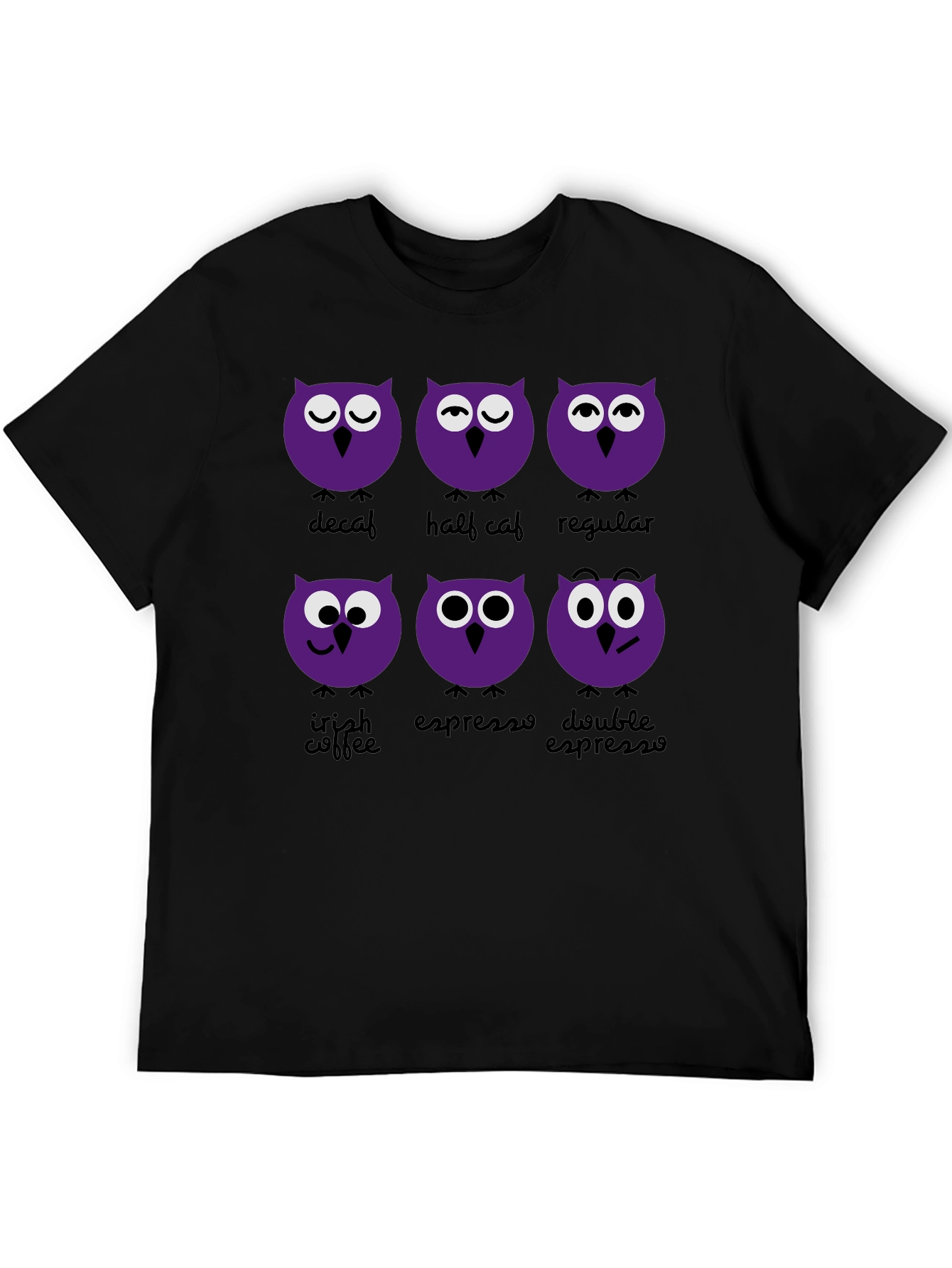 Coffee Owls Graphic Tee - Fun & Stylish!
