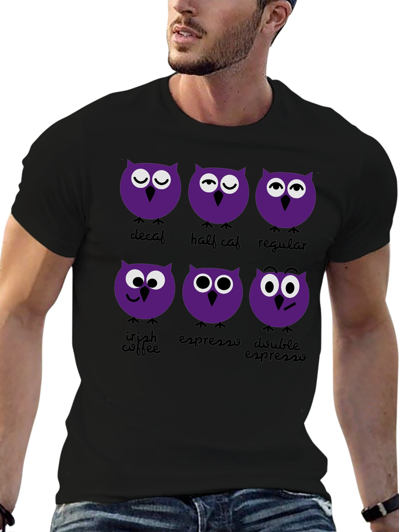 Coffee Owls Graphic Tee - Fun & Stylish!