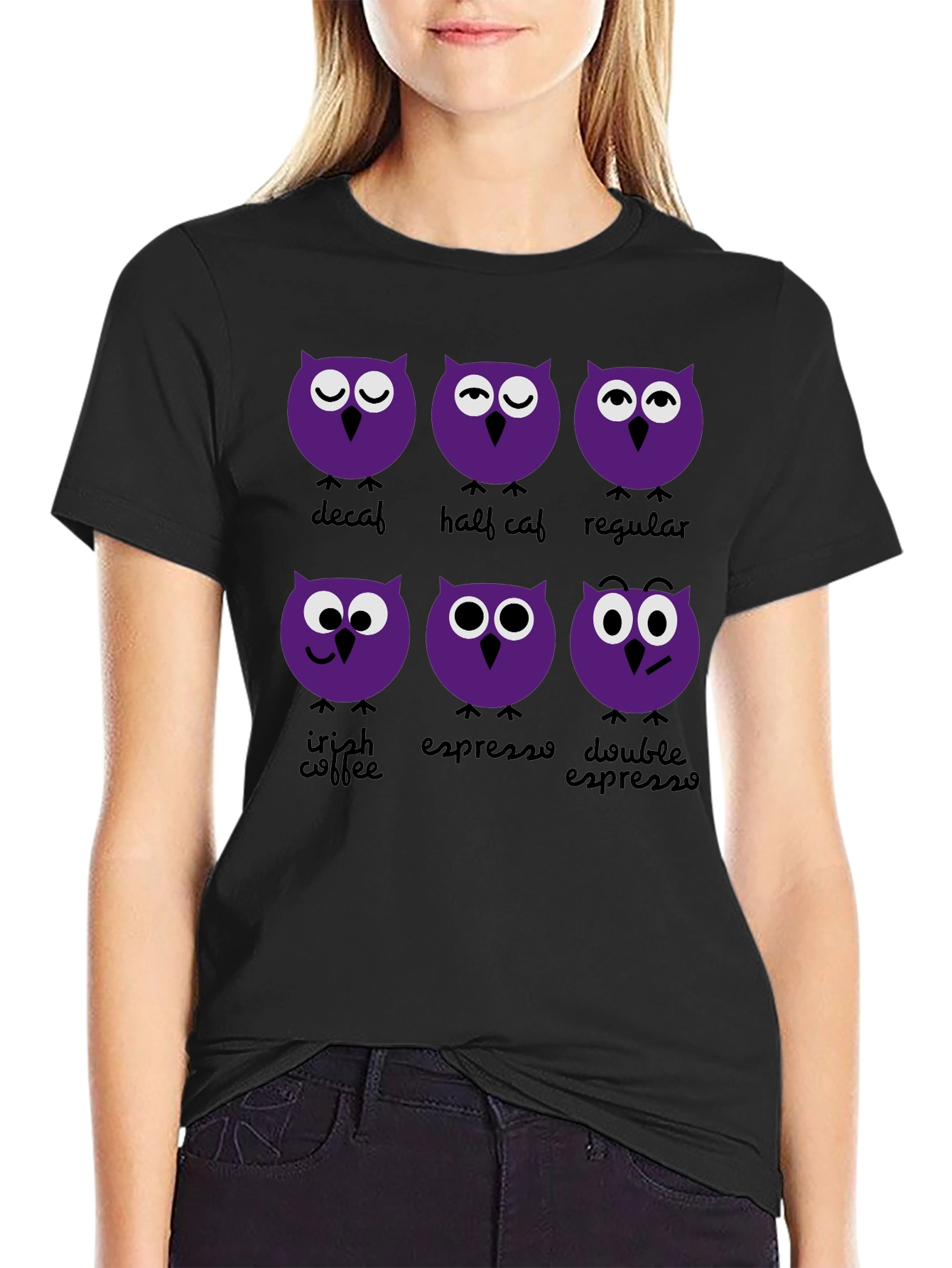Coffee Owls Graphic Tee - Fun & Stylish!