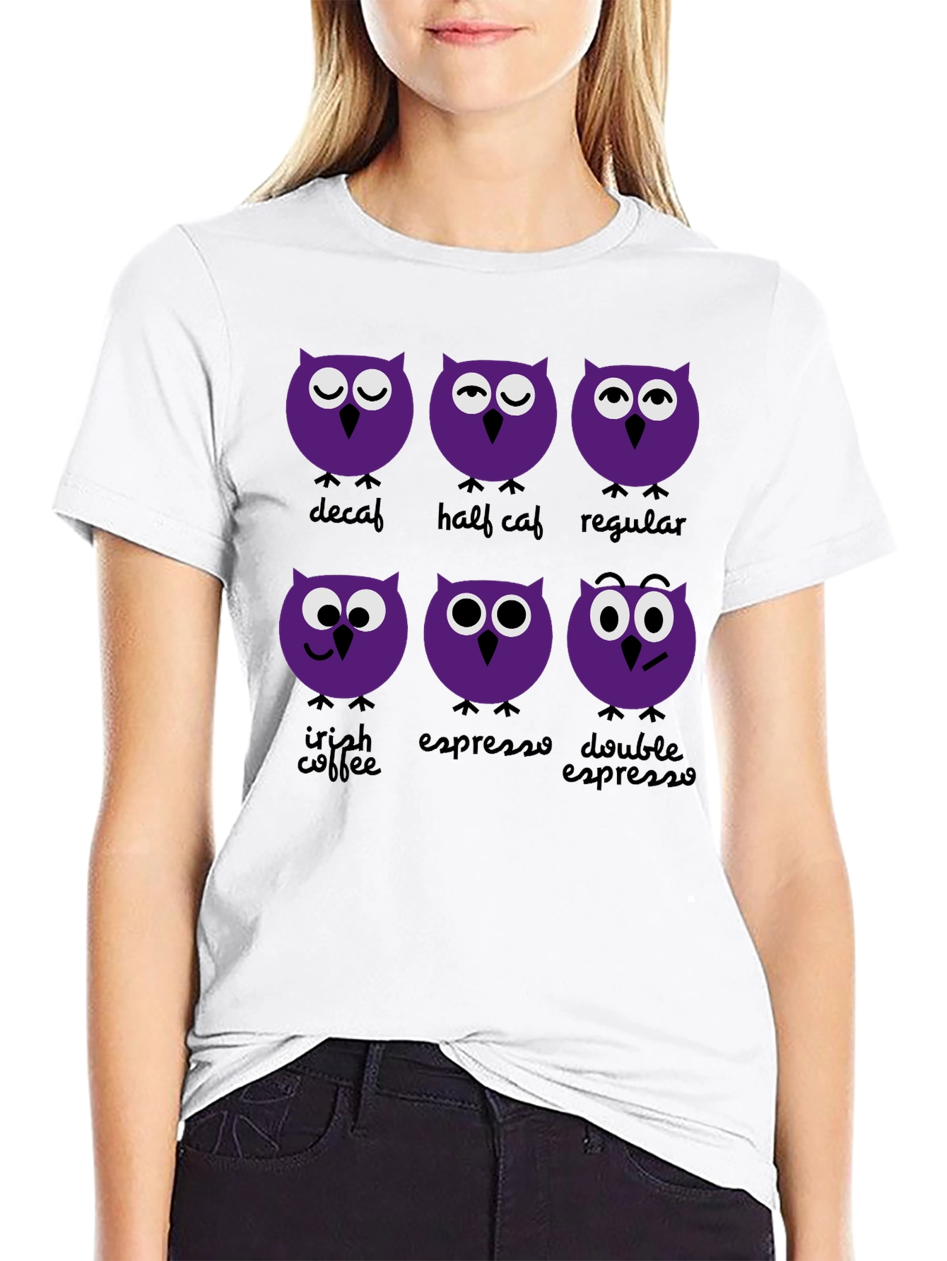 Coffee Owls Graphic Tee - Fun & Stylish!