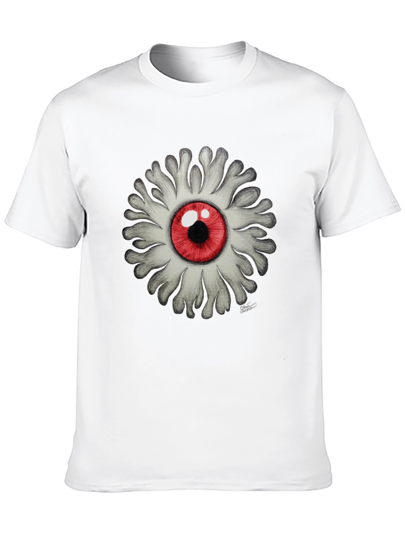 Eyeball Flower Graphic Tee