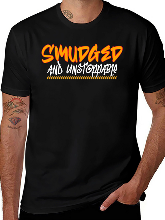 Smudged and Unstoppable Graphic T-Shirt