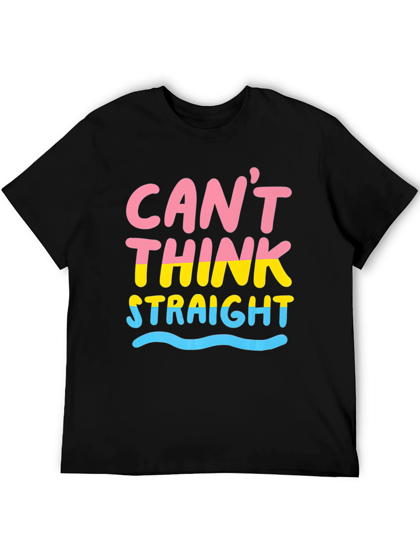 Cant Think Straight T-Shirt Pan Pride