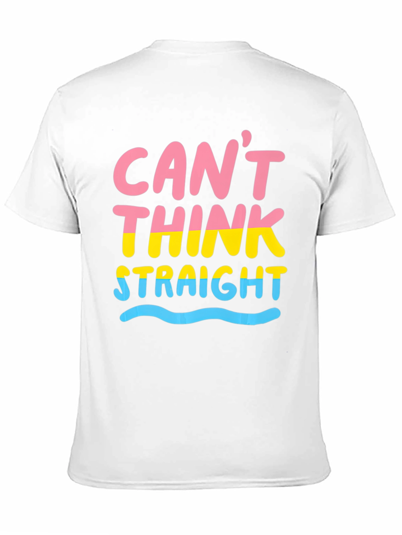 Cant Think Straight T-Shirt Pan Pride