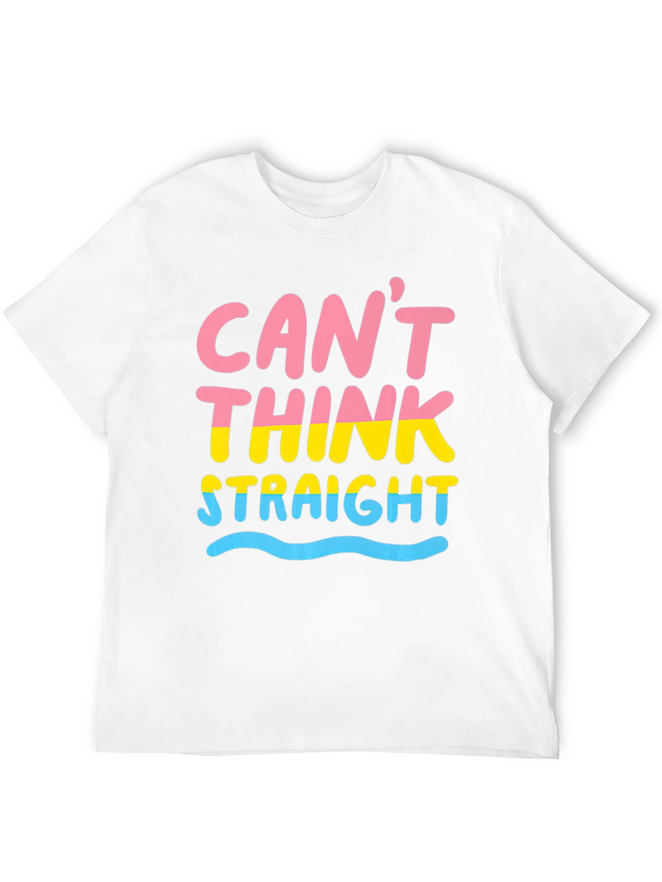 Cant Think Straight T-Shirt Pan Pride