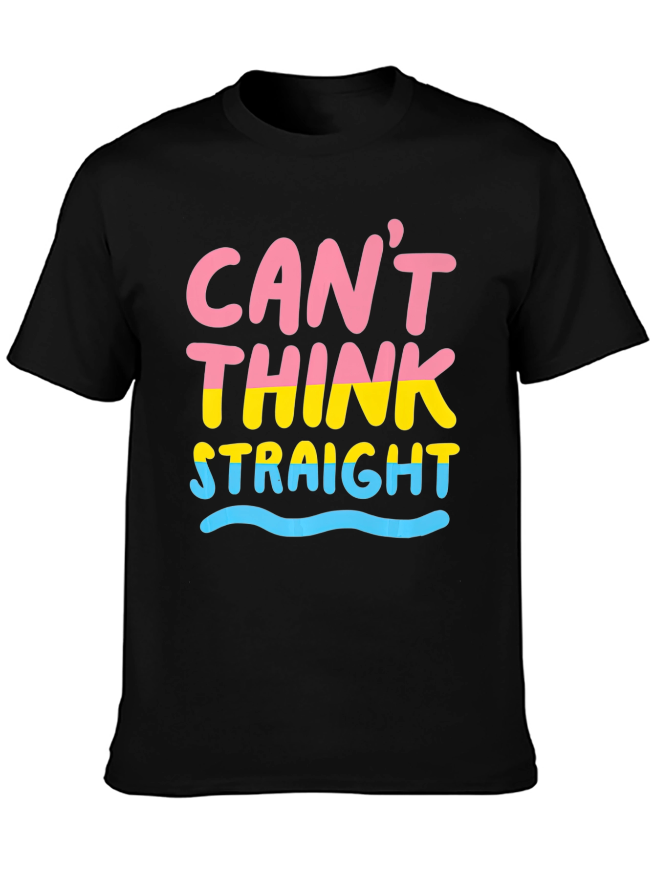 Cant Think Straight T-Shirt Pan Pride