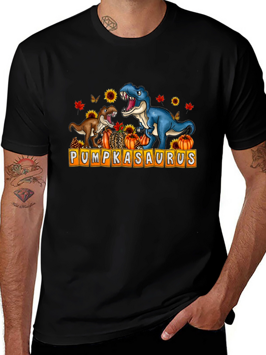 Pumpkasaurus T-Shirt - Dinosaur Pumpkin Fall Design
