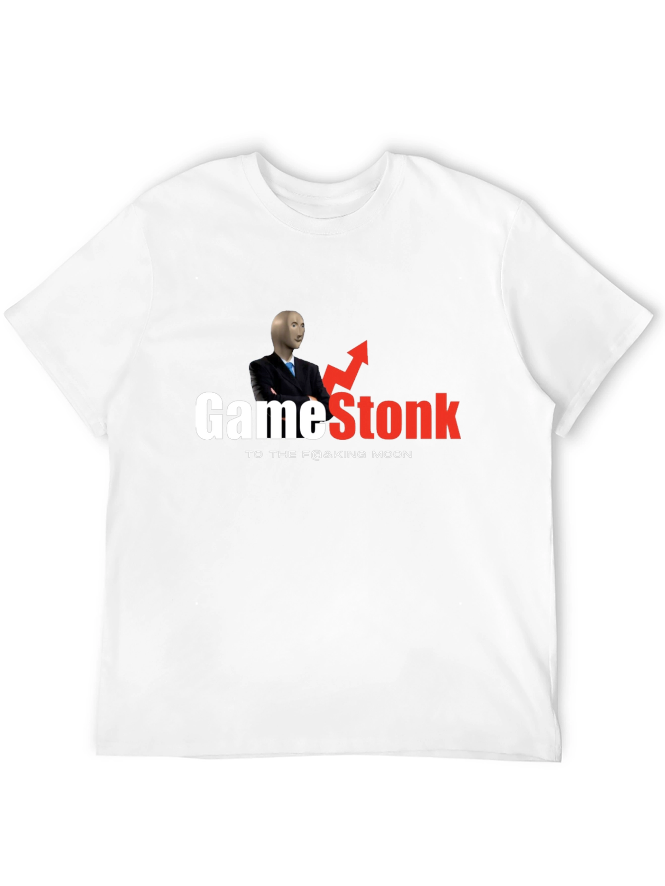 GameStonk Meme Black T-Shirt