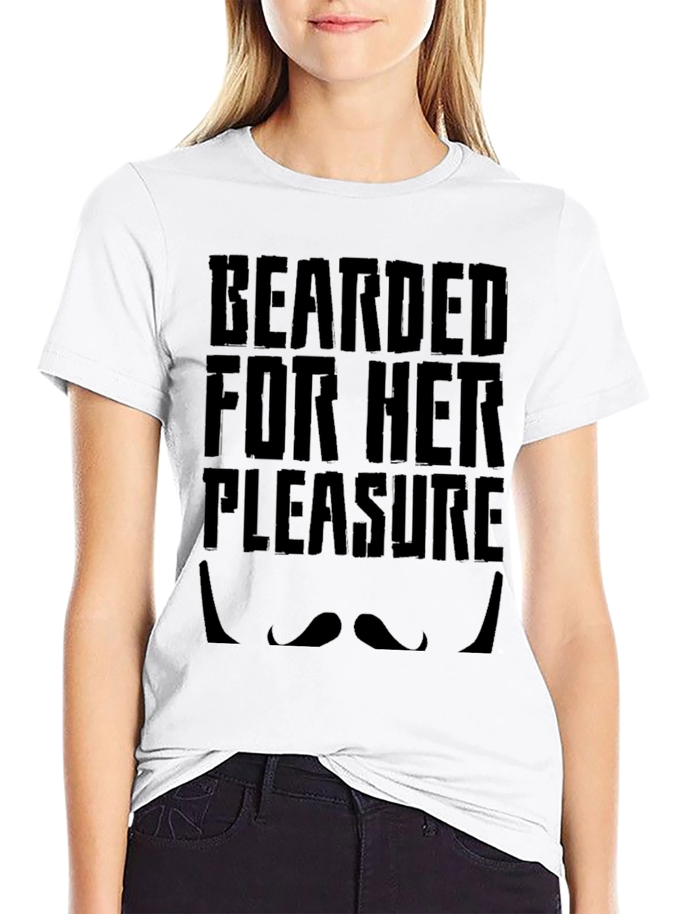 Bearded For Her Pleasure Graphic Tee
