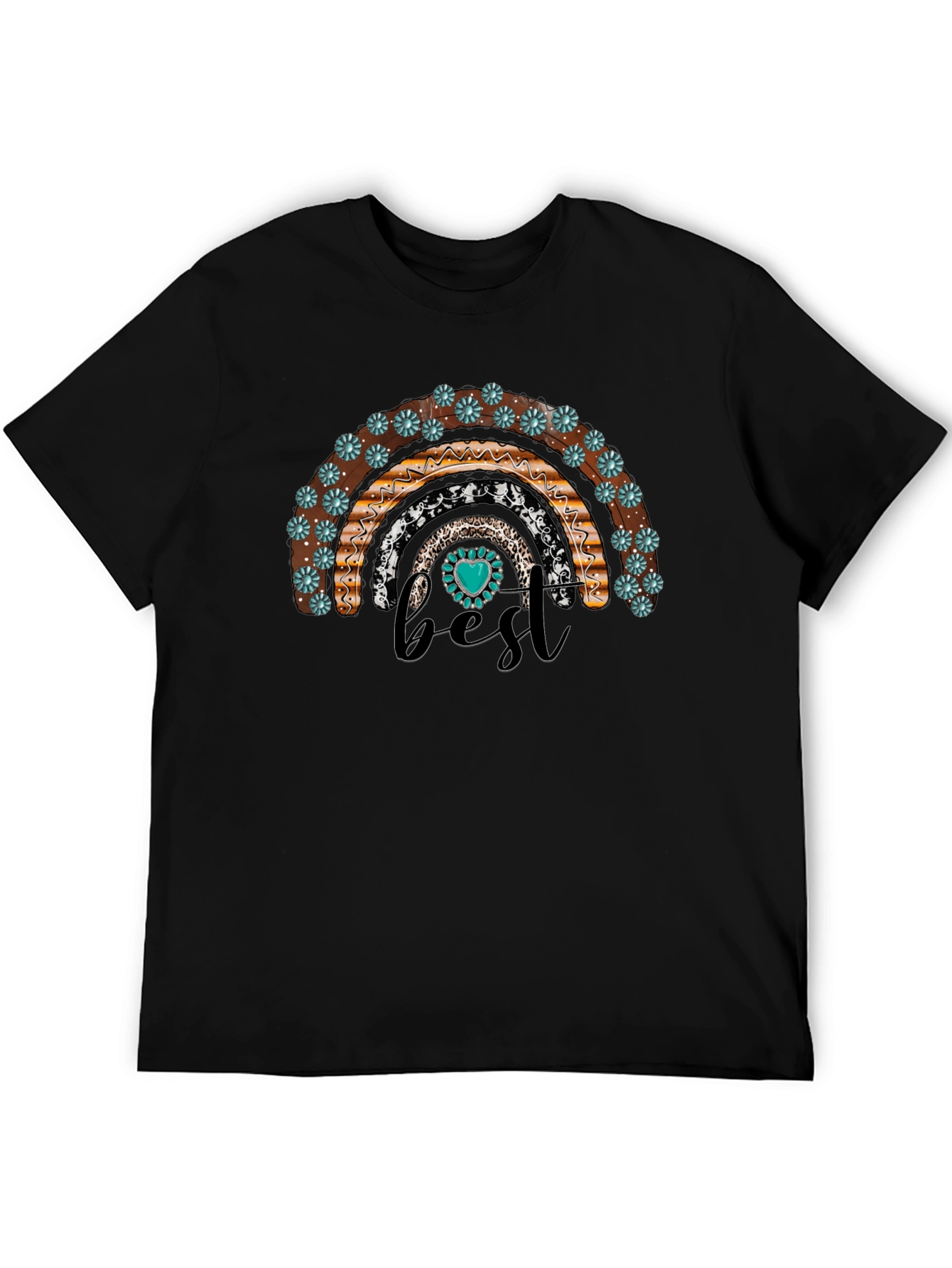 Boho Rainbow Best Graphic T-Shirt