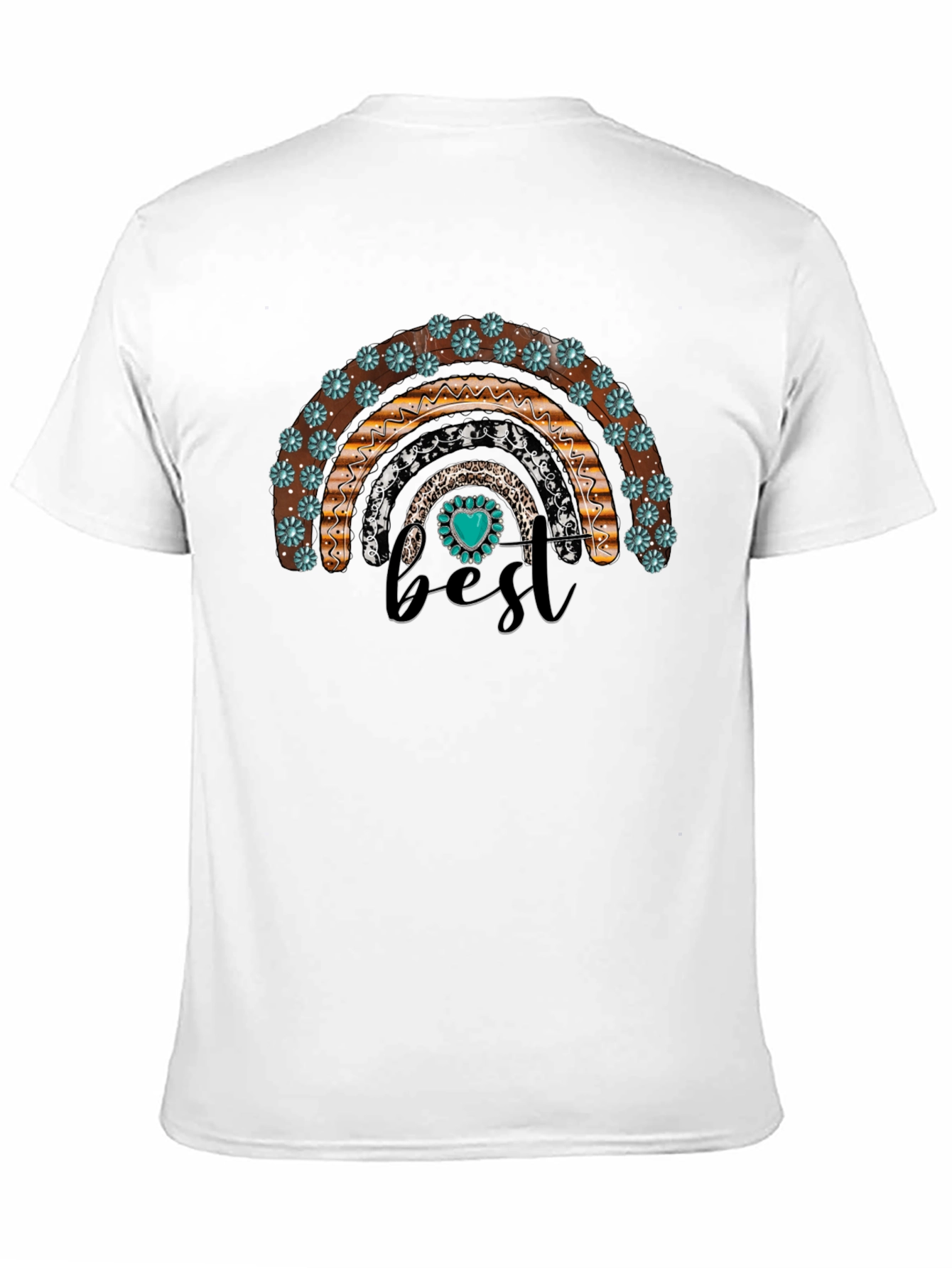 Boho Rainbow Best Graphic T-Shirt