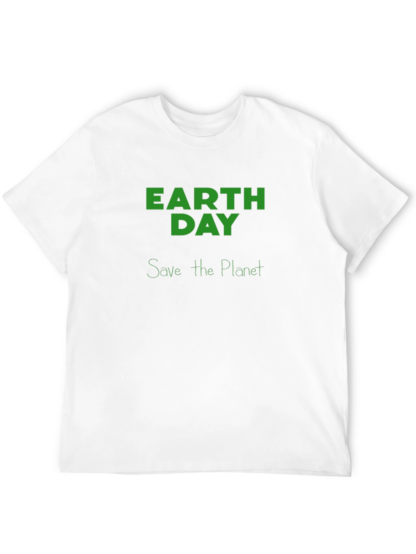 Earth Day Save the Planet Black T-Shirt