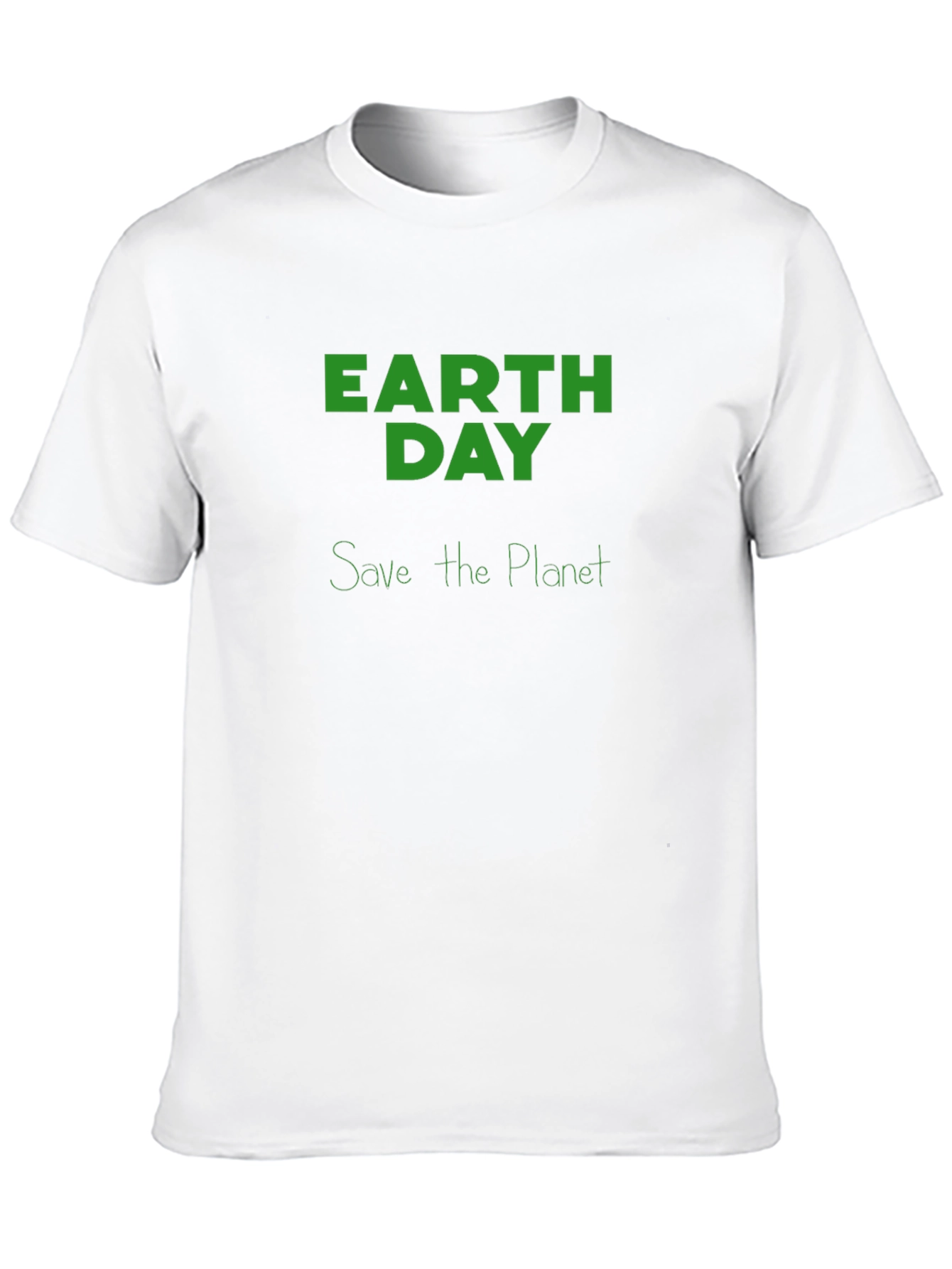 Earth Day Save the Planet Black T-Shirt