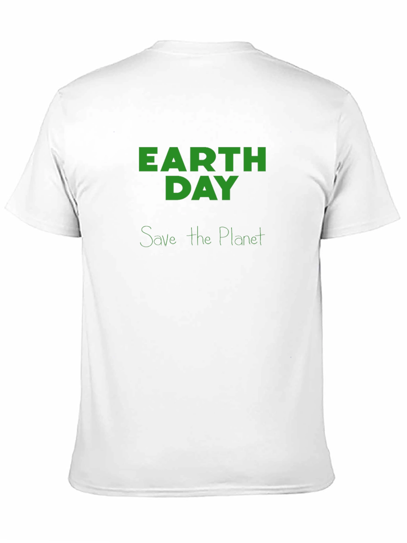 Earth Day Save the Planet Black T-Shirt