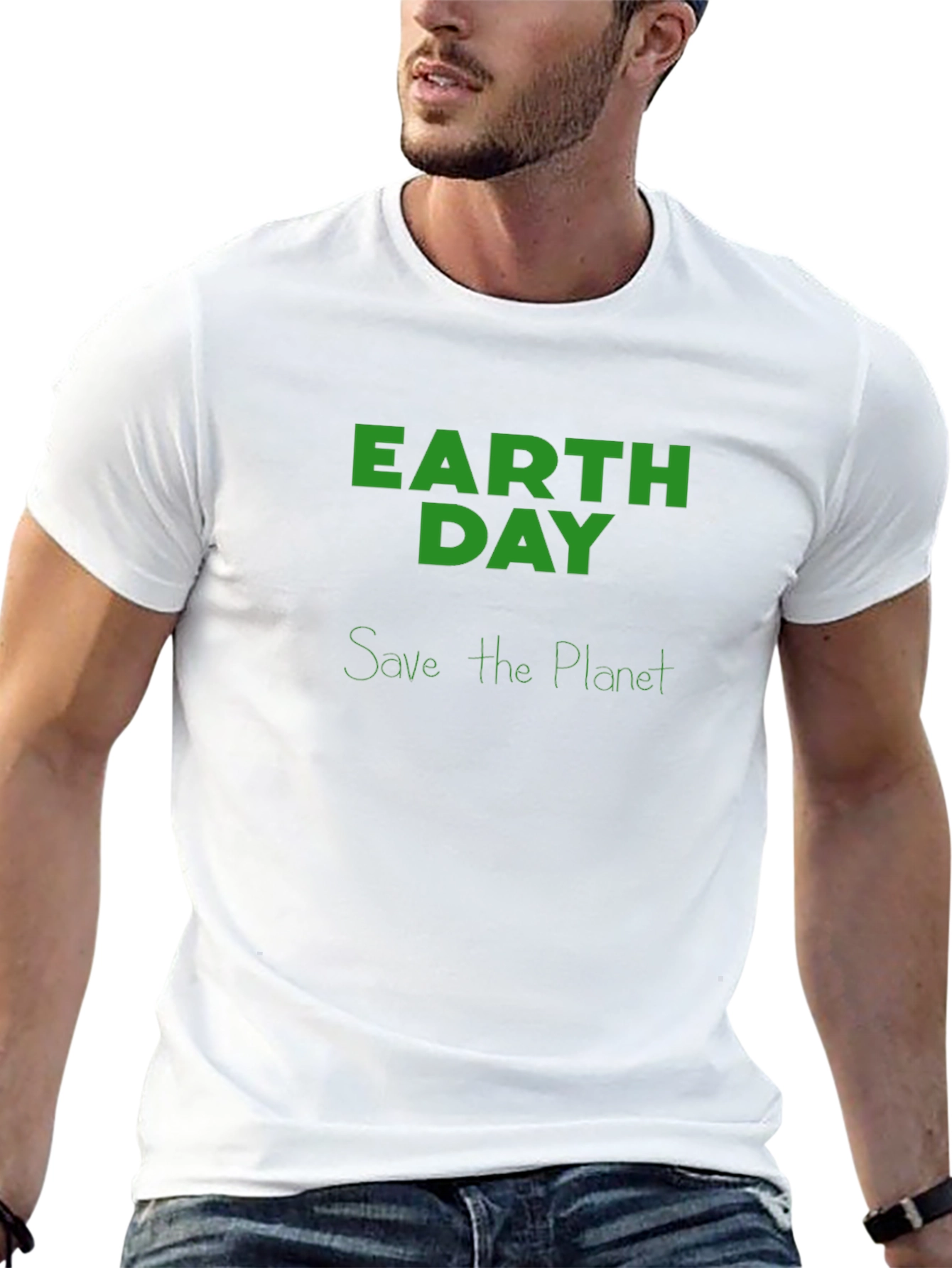 Earth Day Save the Planet Black T-Shirt