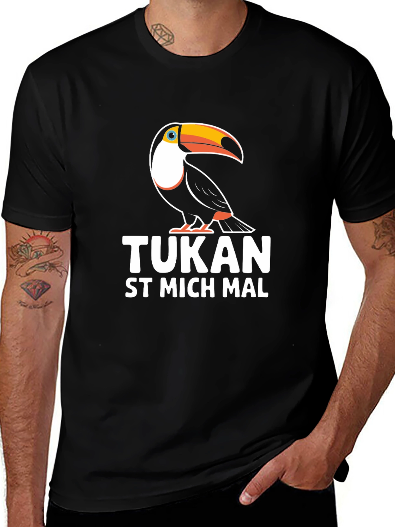 Tukan St Mich Mal Black Graphic T-Shirt