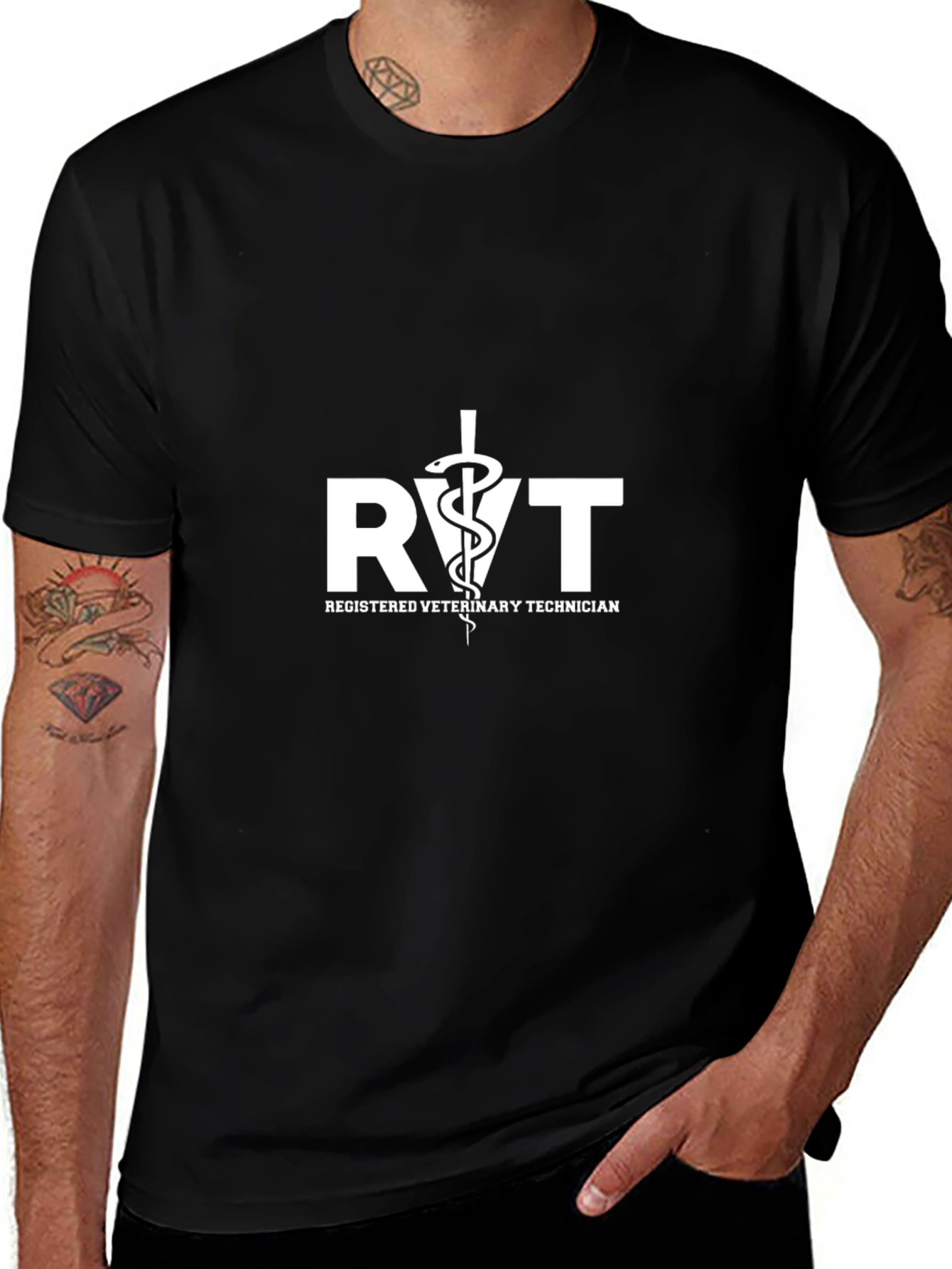RVT Registered Veterinary Technician Graphic T-Shirt