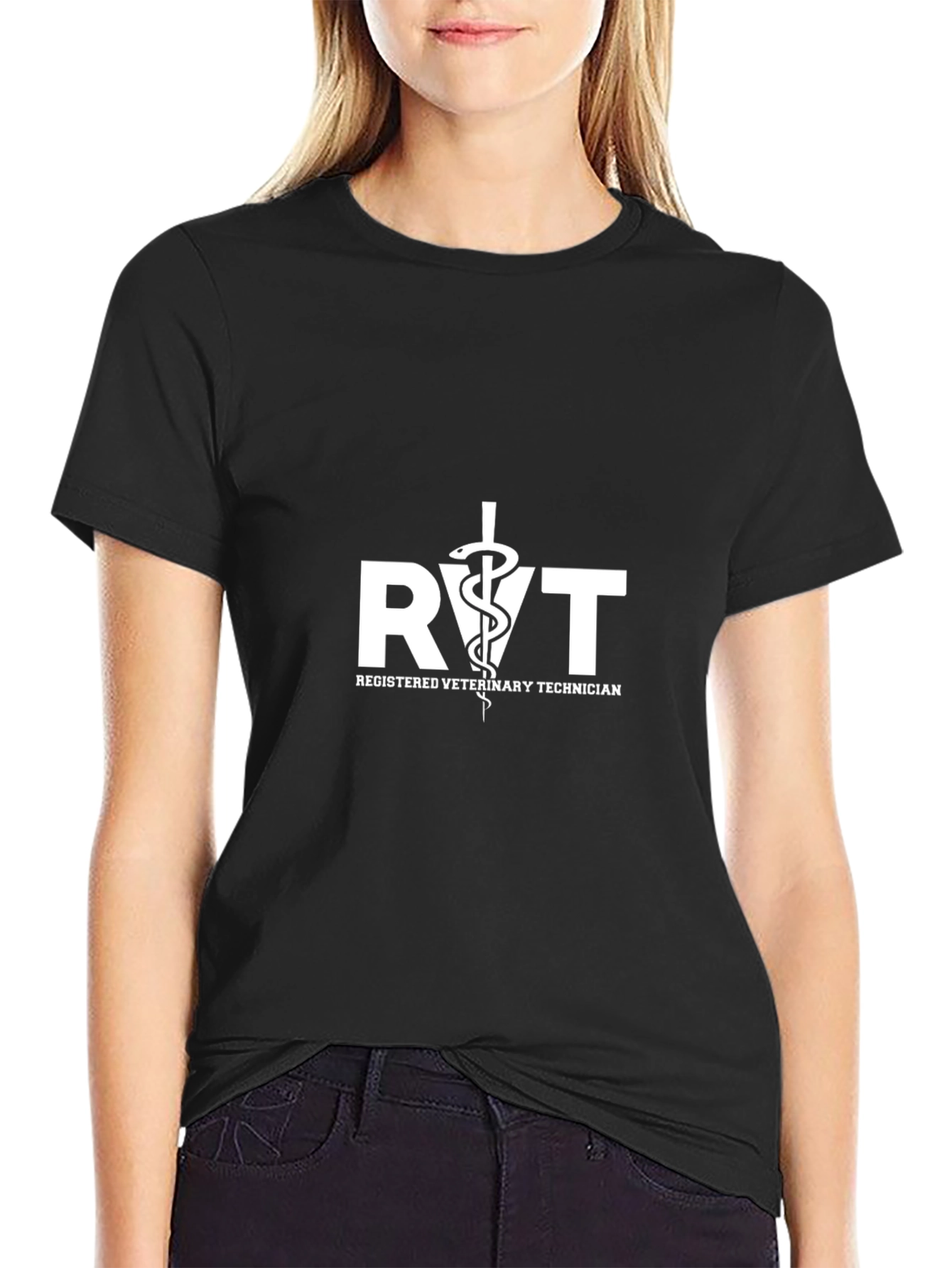 RVT Registered Veterinary Technician Graphic T-Shirt