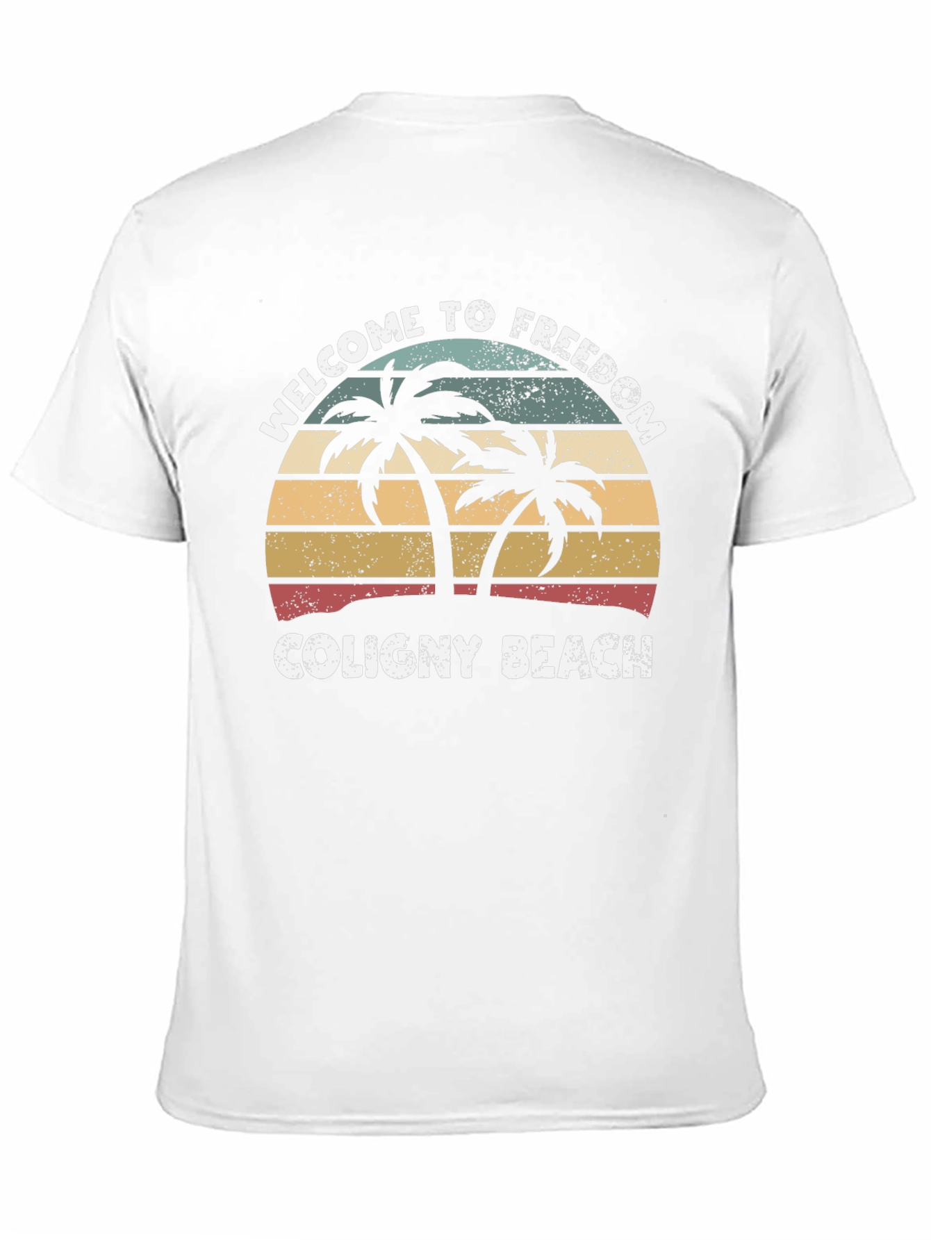 Coligny Beach Freedom Tee - Tropical Palm T-Shirt