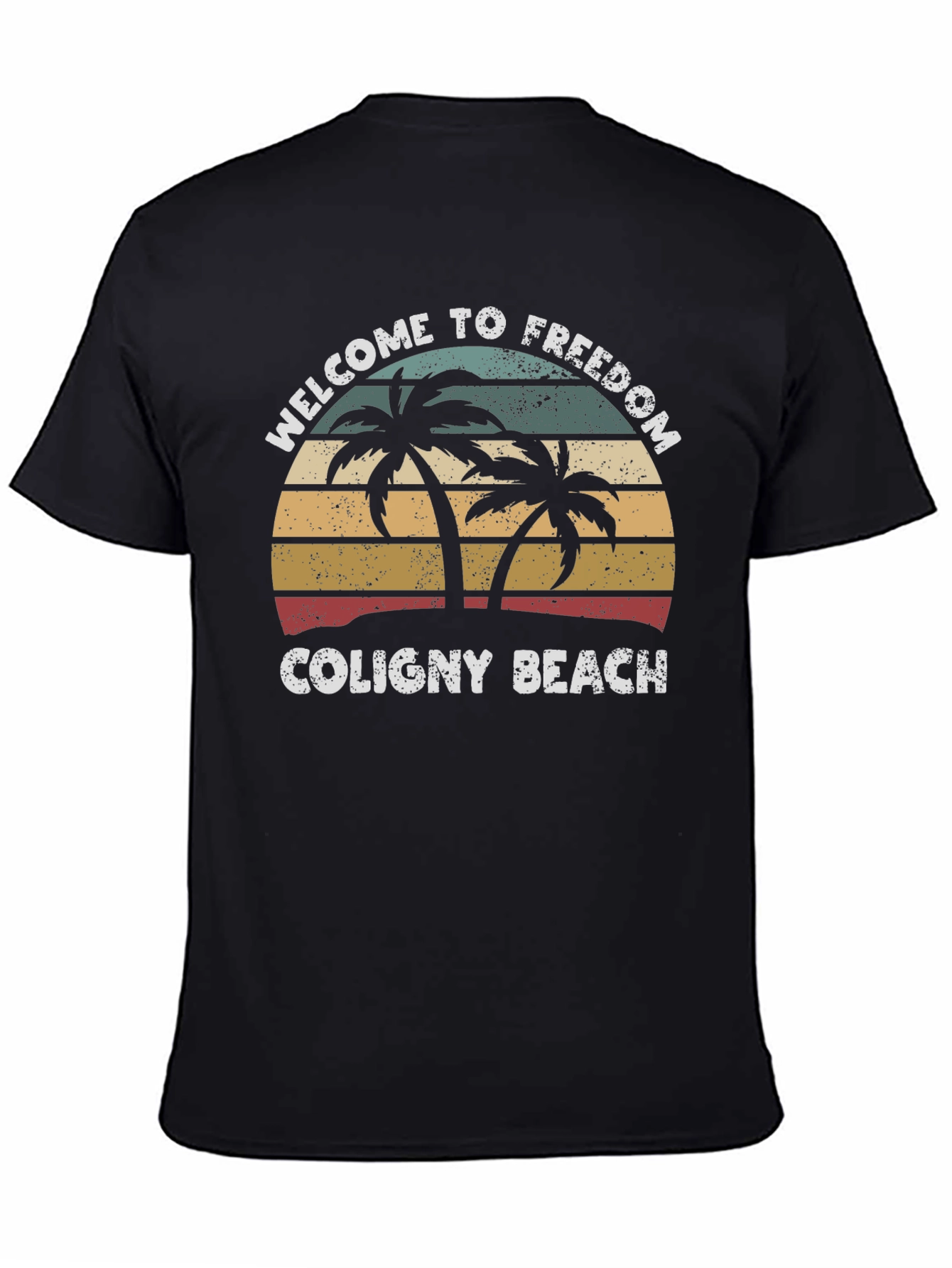 Coligny Beach Freedom Tee - Tropical Palm T-Shirt