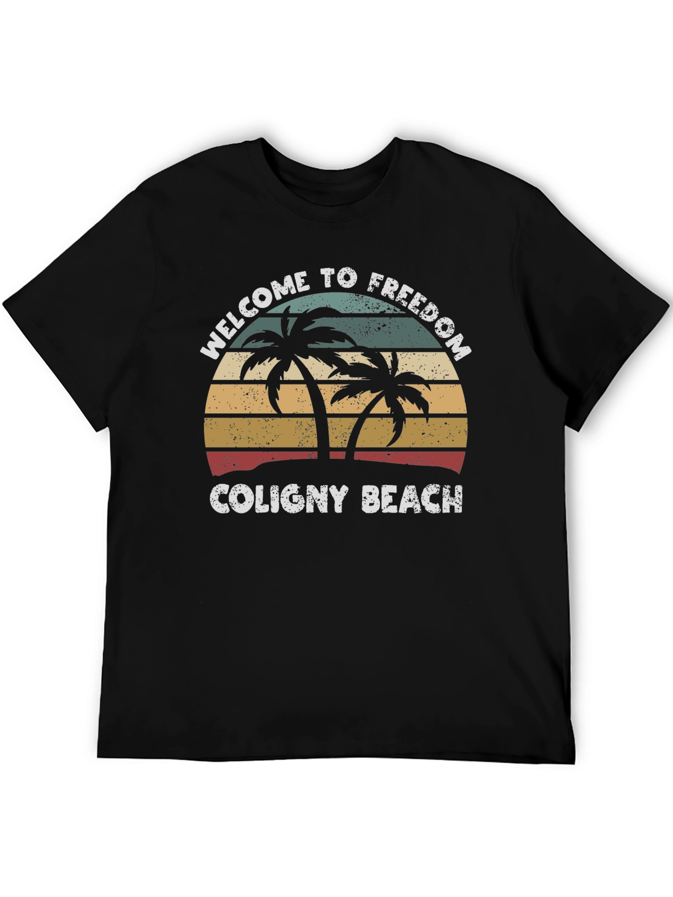 Coligny Beach Freedom Tee - Tropical Palm T-Shirt