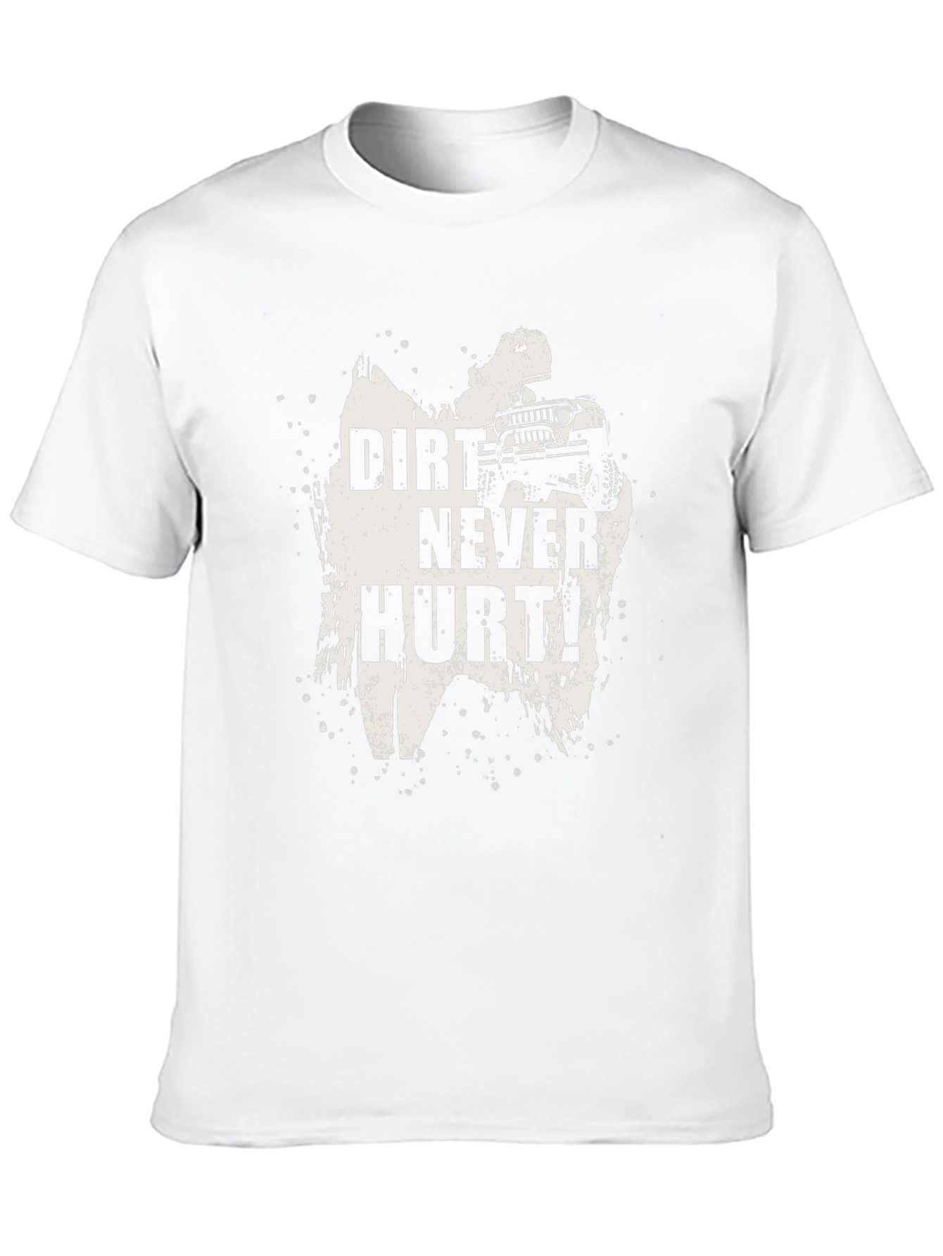 Dirt Never Hurt Black T-Shirt - Off Road Adventure