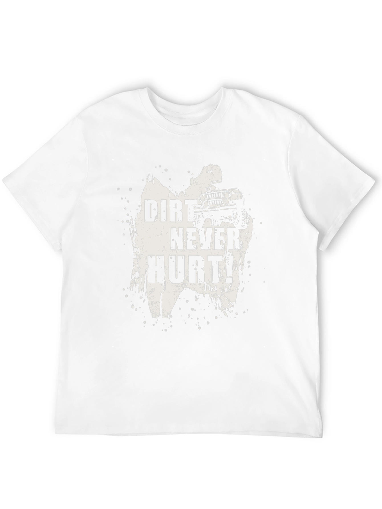 Dirt Never Hurt Black T-Shirt - Off Road Adventure