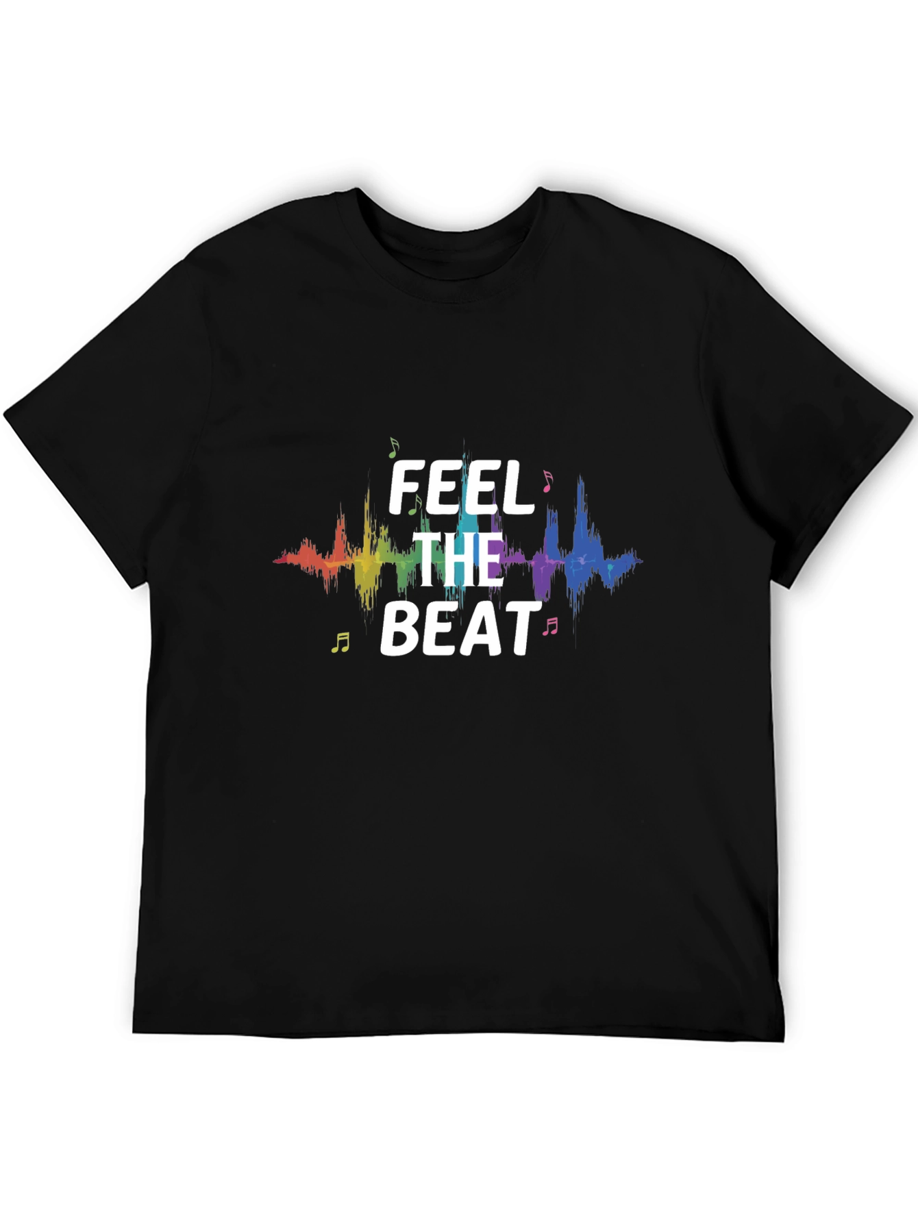 Feel the Beat Graphic T-Shirt - Music Lover Tee