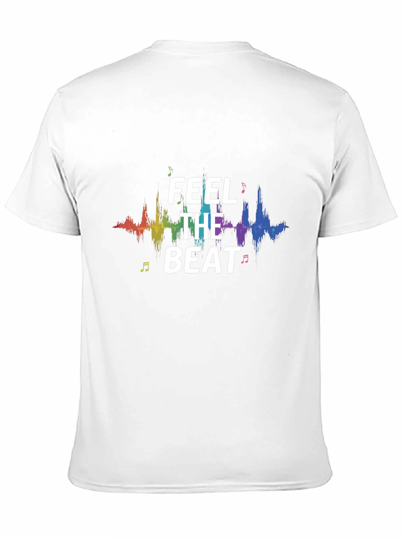 Feel the Beat Graphic T-Shirt - Music Lover Tee