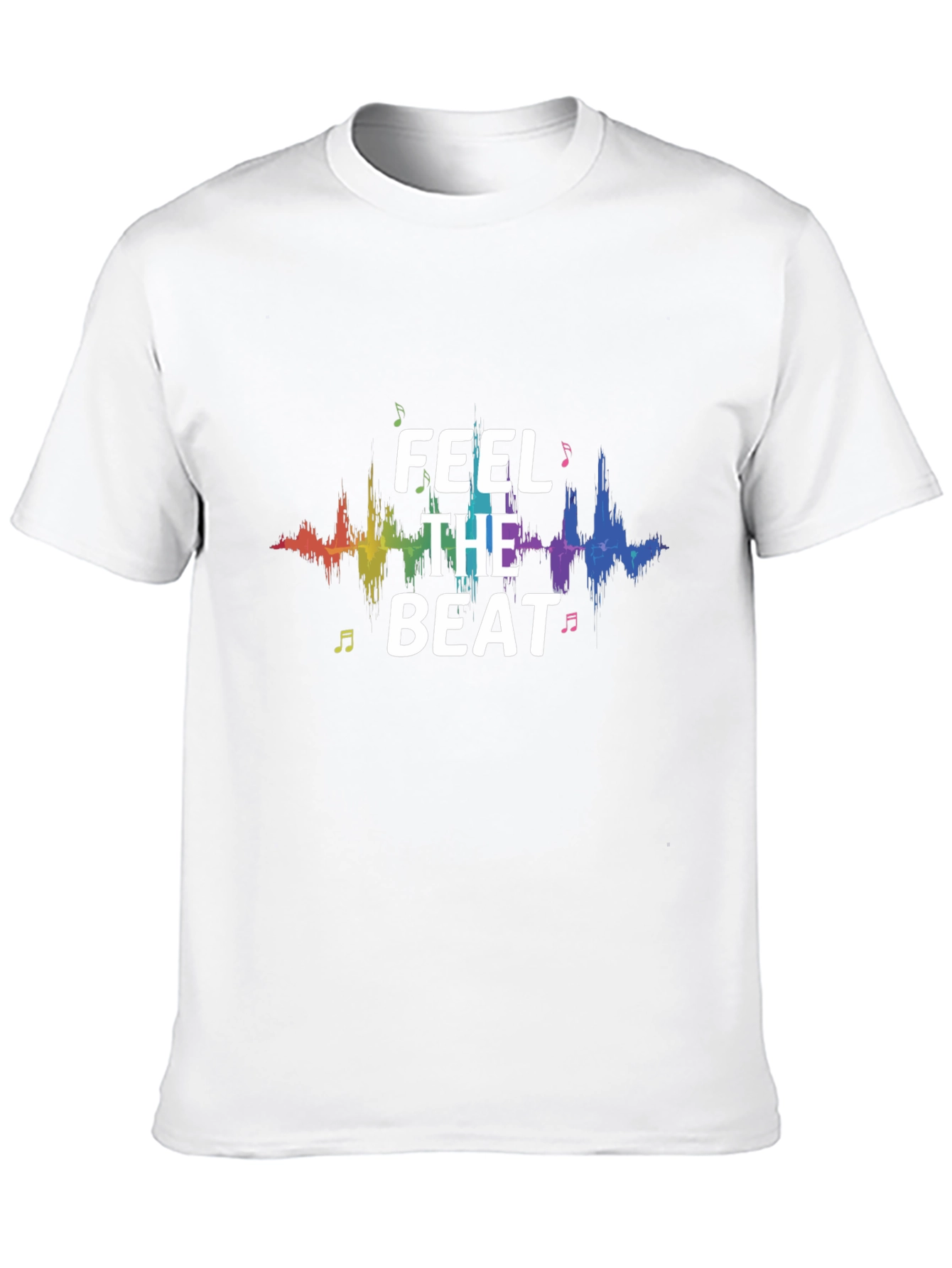 Feel the Beat Graphic T-Shirt - Music Lover Tee