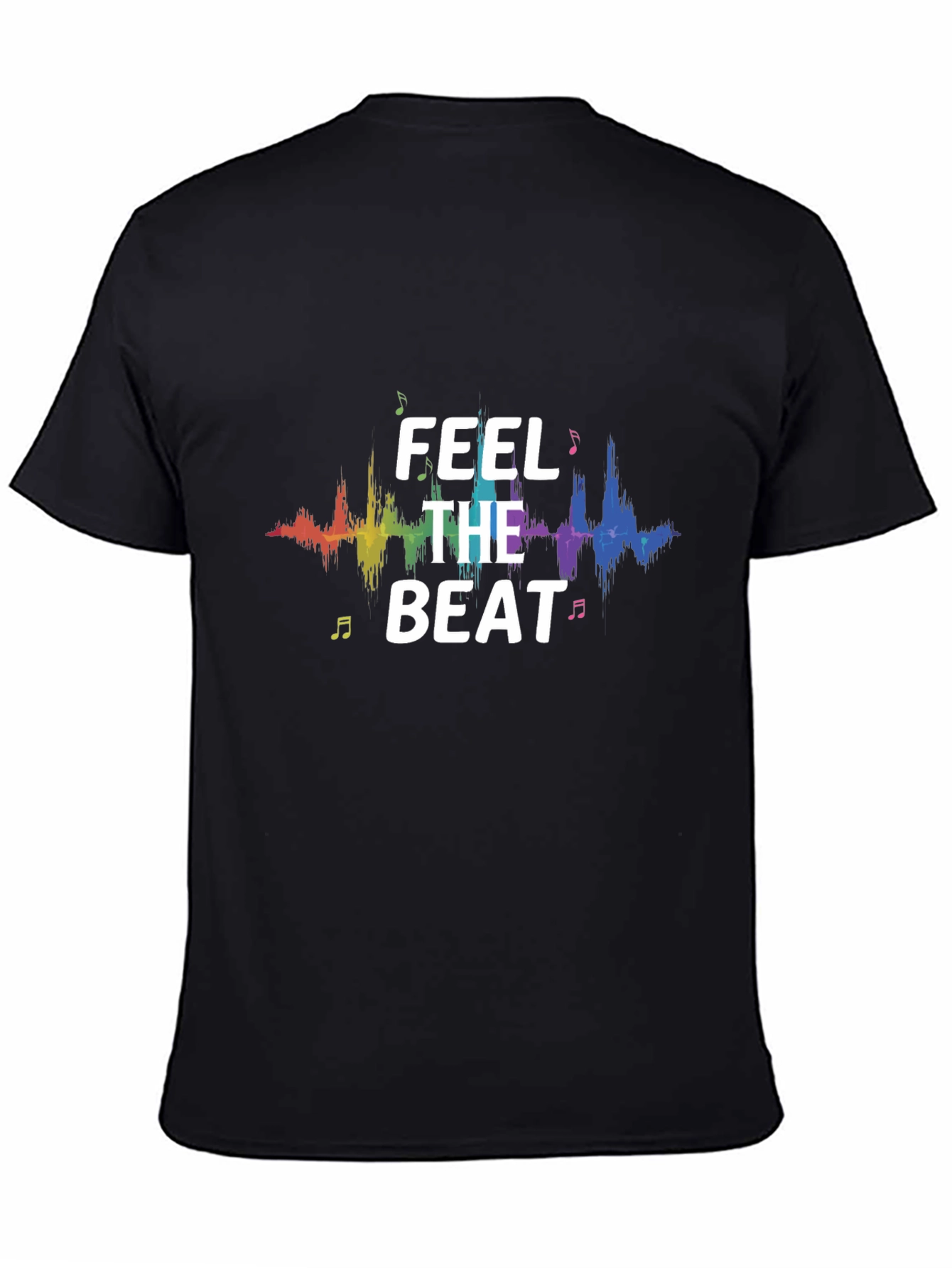 Feel the Beat Graphic T-Shirt - Music Lover Tee