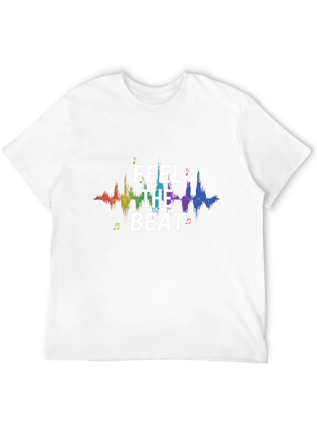 Feel the Beat Graphic T-Shirt - Music Lover Tee