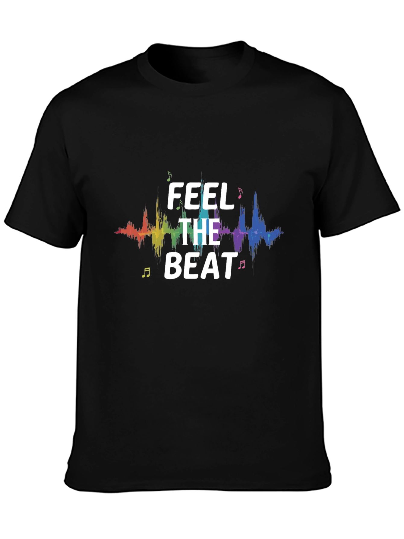 Feel the Beat Graphic T-Shirt - Music Lover Tee