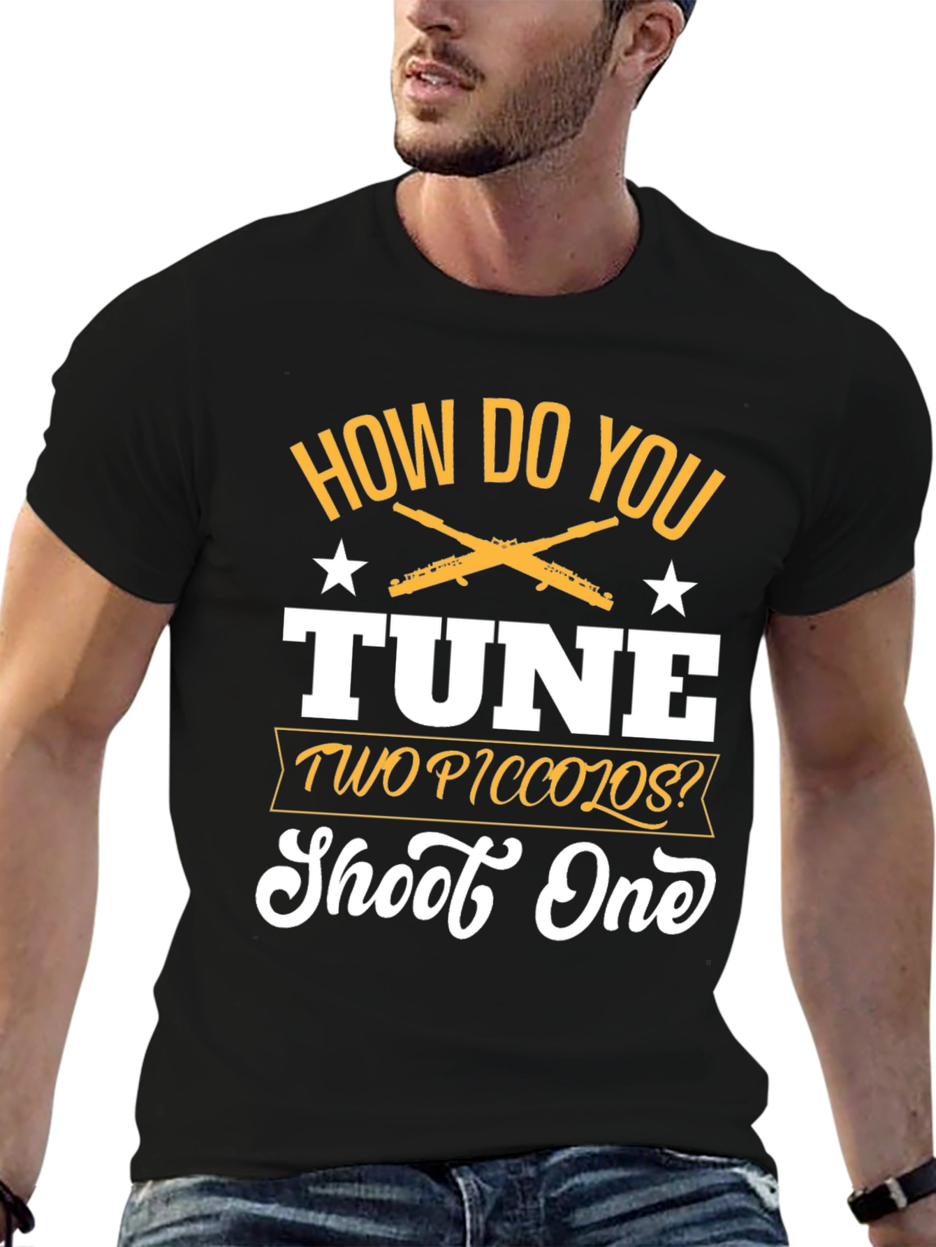 Funny Music T-Shirt - Piccolos and Humor