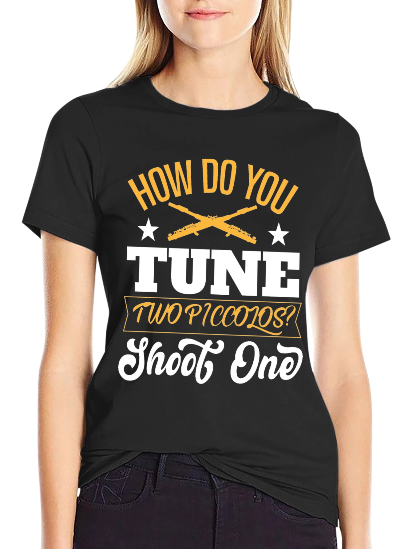 Funny Music T-Shirt - Piccolos and Humor