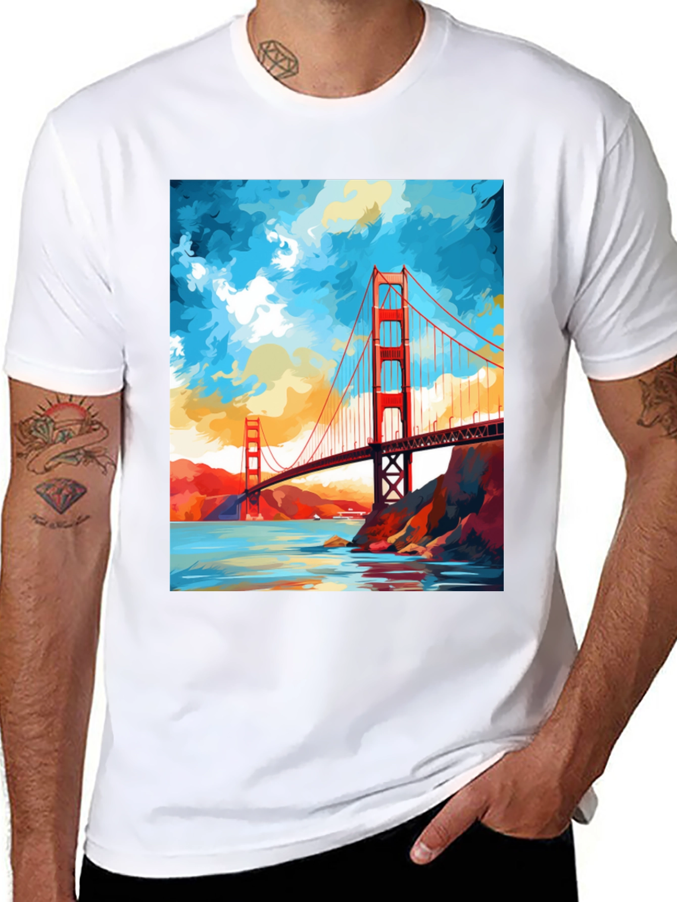 Golden Gate Bridge Graphic Tee