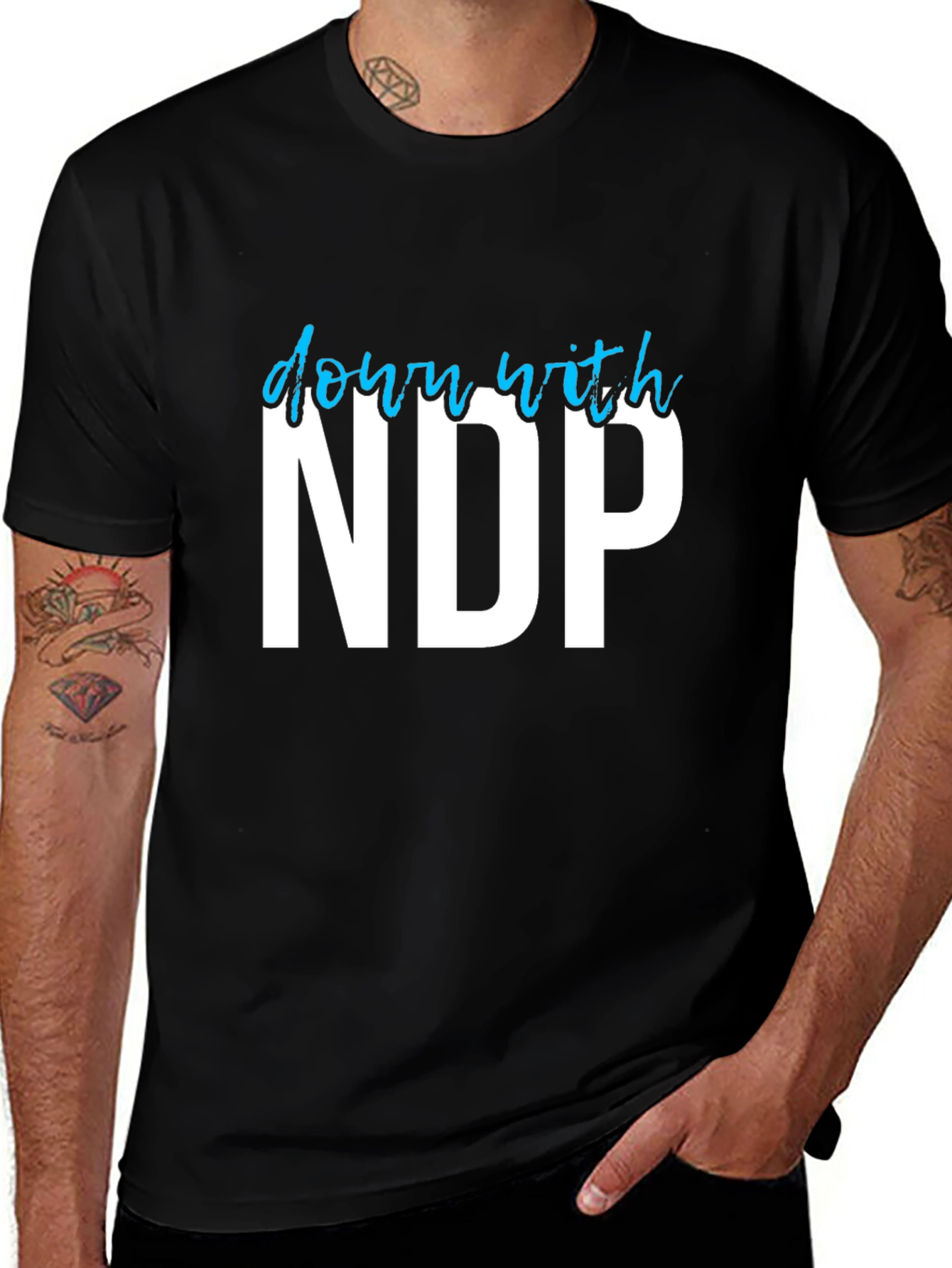 Down With NDP Graphic T-Shirt