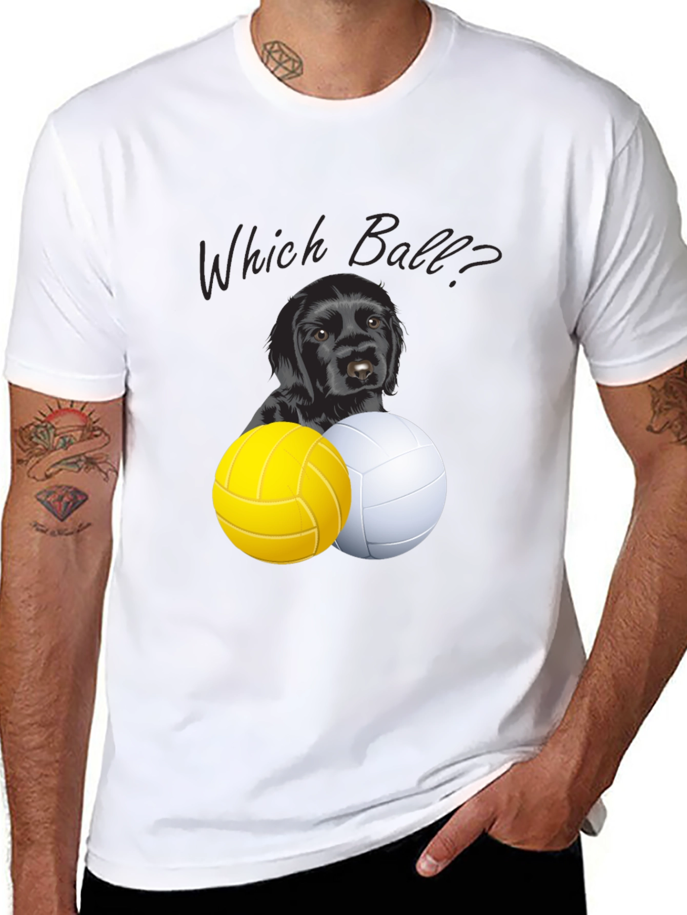 Which Ball Dog Graphic Tee