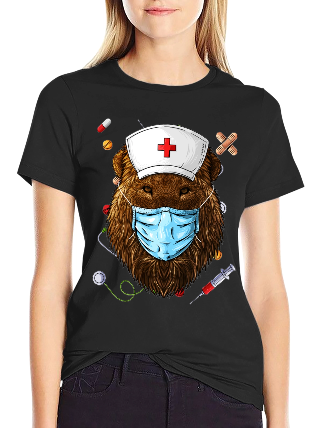 Bear Nurse T-Shirt - Doctor Wildlife Tee