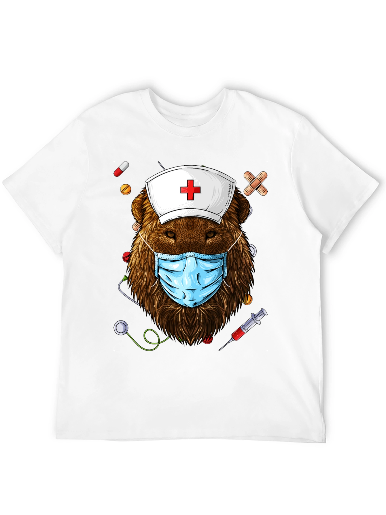 Bear Nurse T-Shirt - Doctor Wildlife Tee