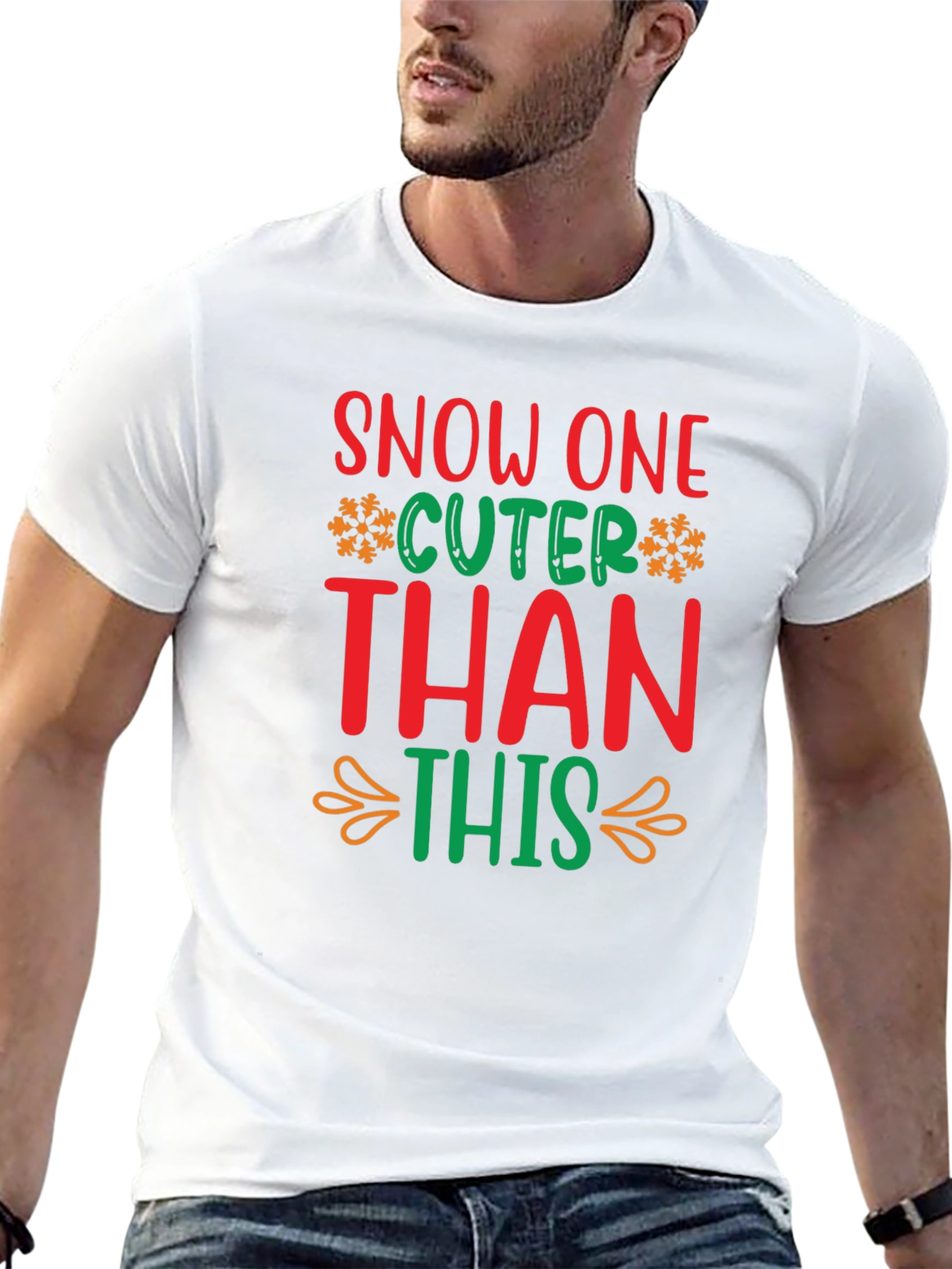 Festive Snow One Cuter Than This Christmas T-Shirt