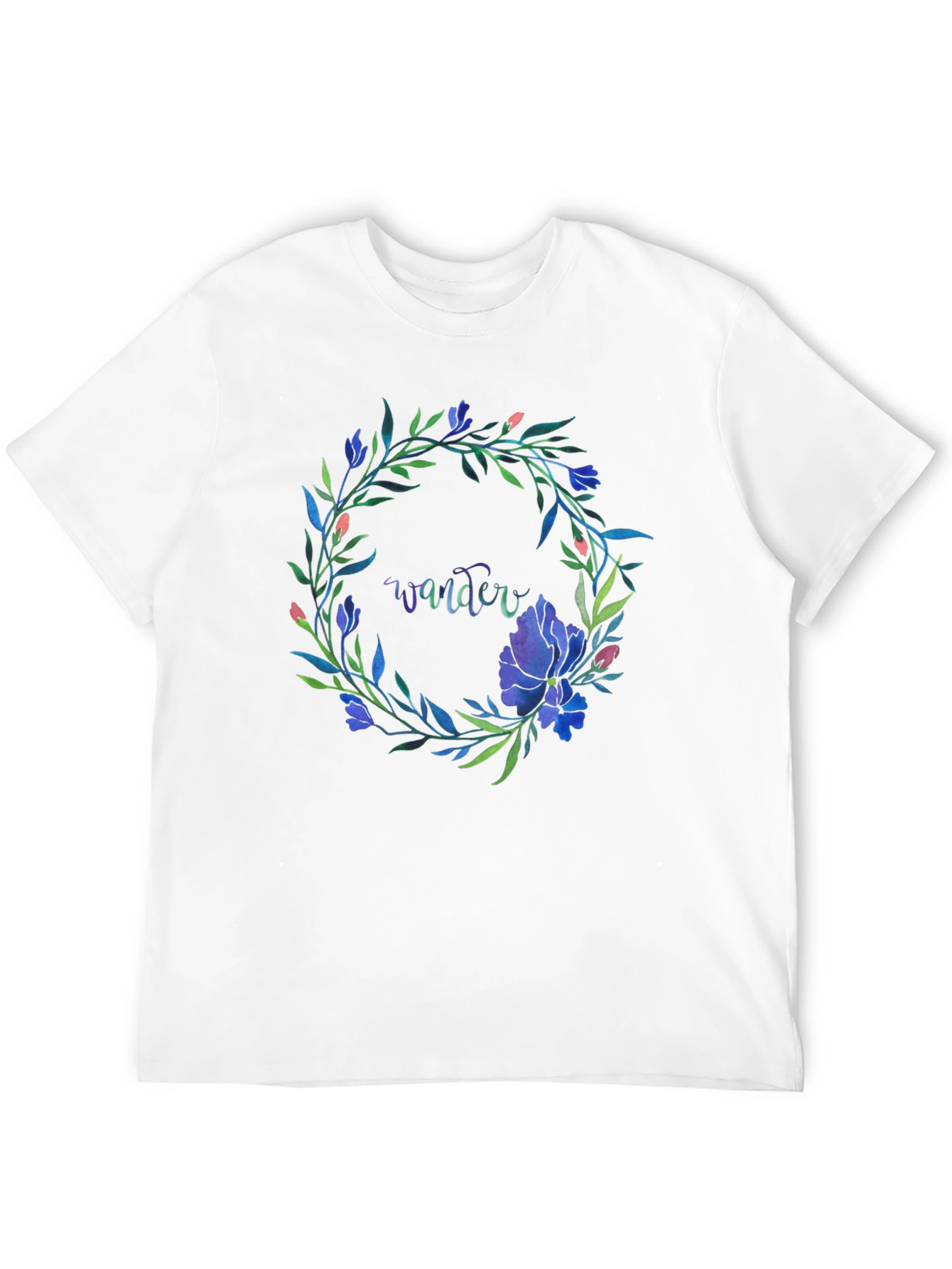 Wander Floral Wreath Graphic Tee