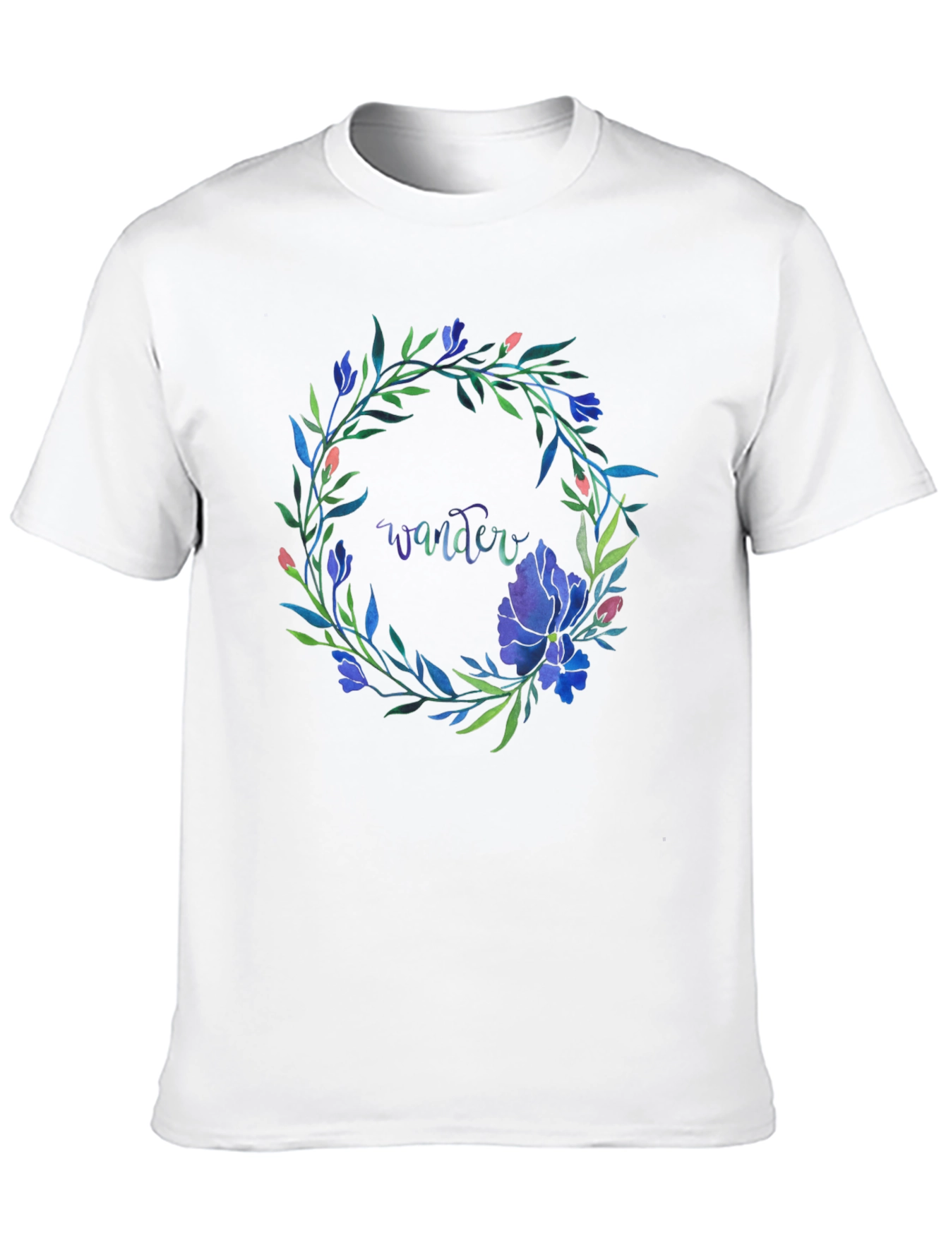 Wander Floral Wreath Graphic Tee
