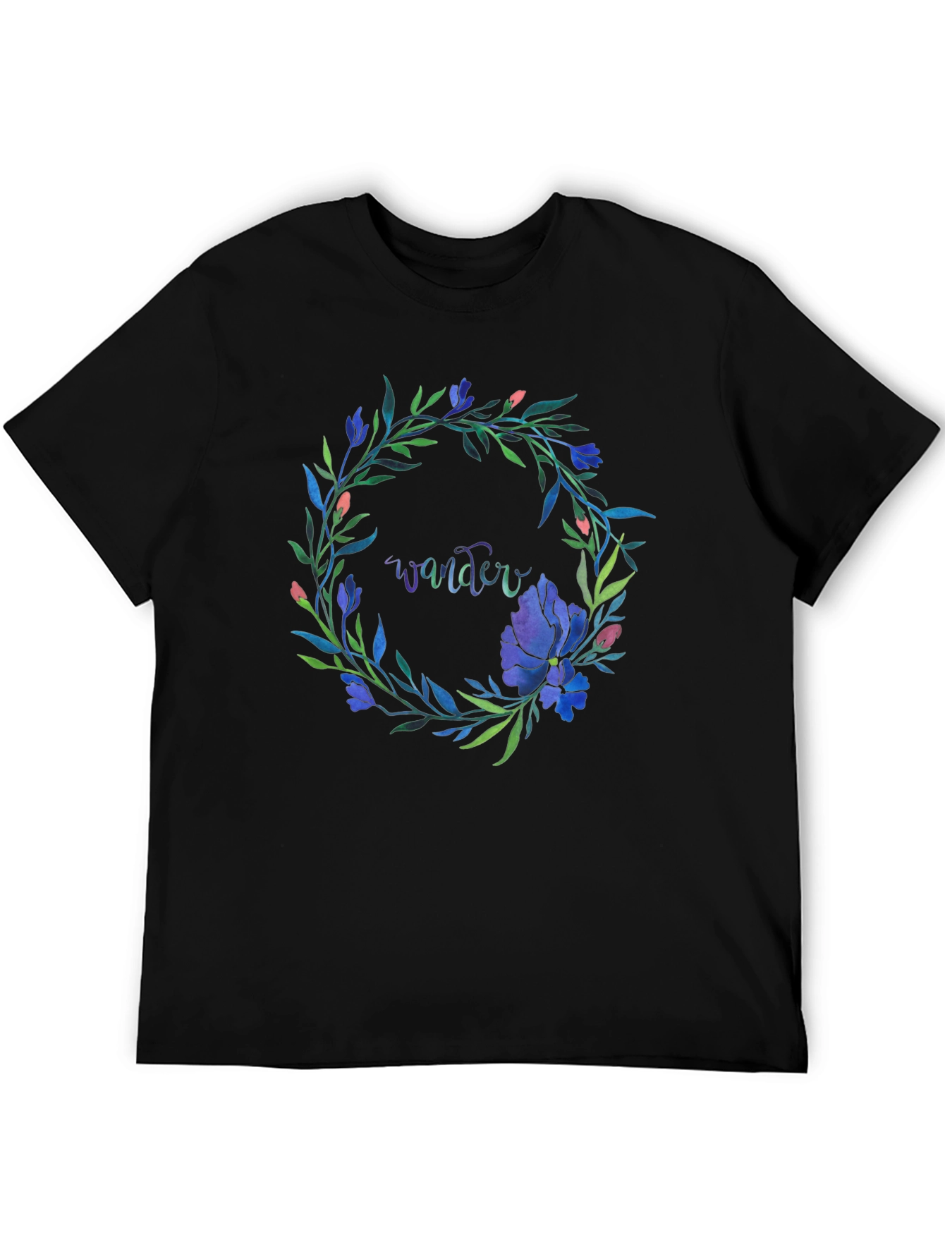 Wander Floral Wreath Graphic Tee